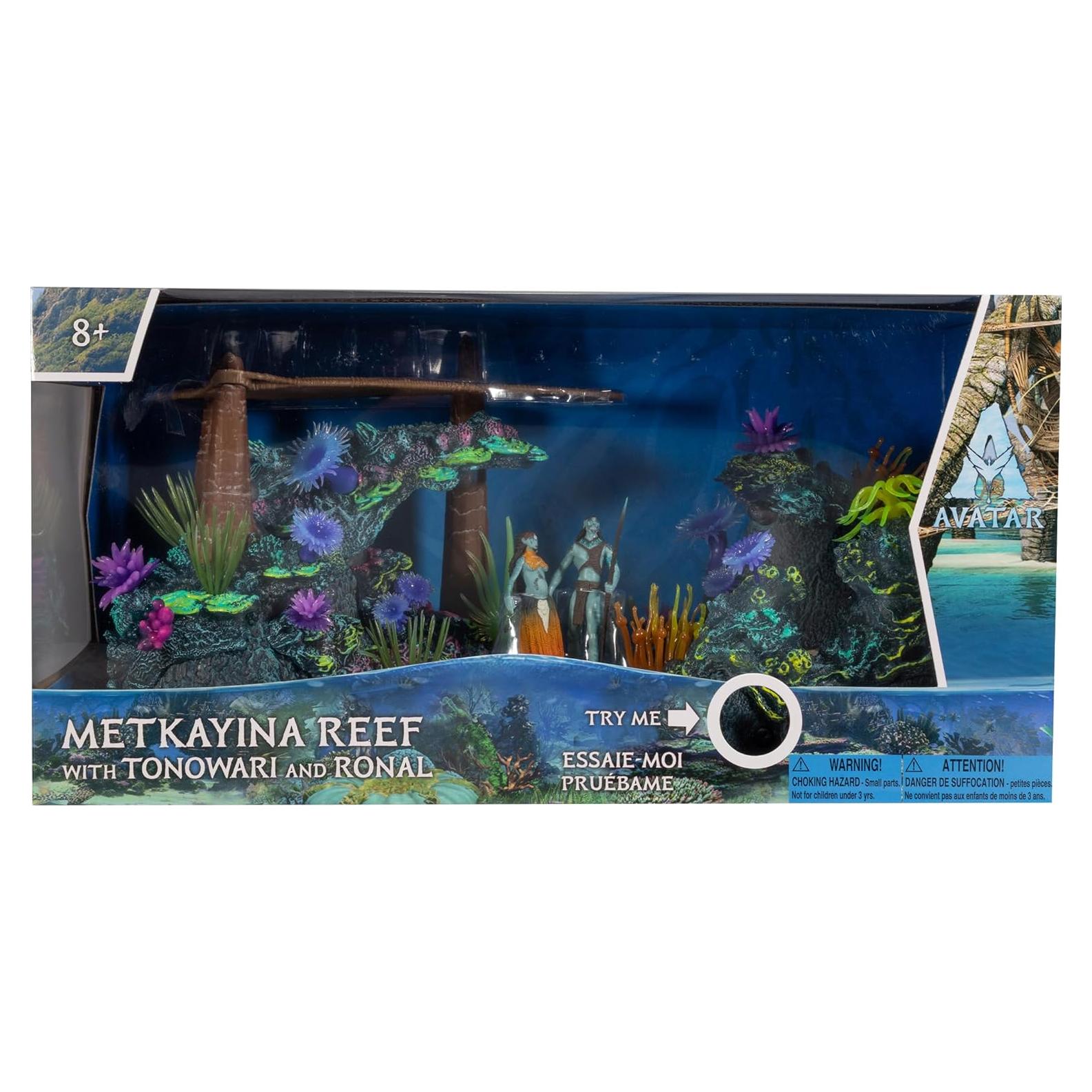 Set de Acción McFarlane Avatar Arrecife Metkayina con Tonowari y Ronal