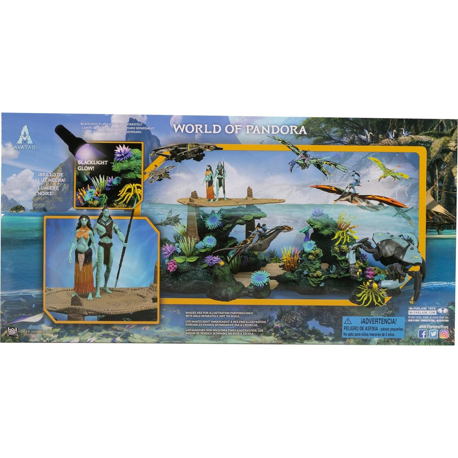 Set de Acción McFarlane Avatar Arrecife Metkayina con Tonowari y Ronal