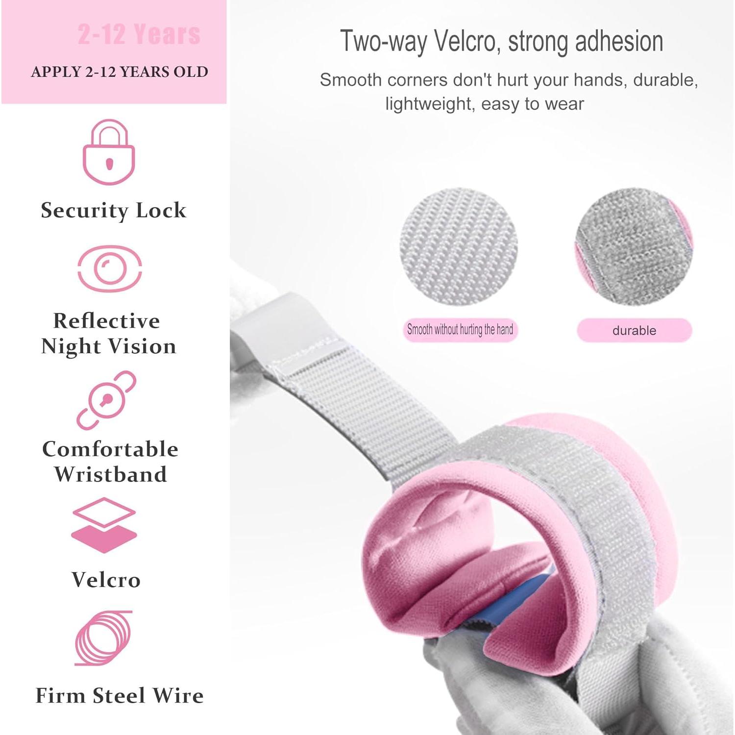 Arnés de Seguridad para Niños WSZCML - Rosa Claro