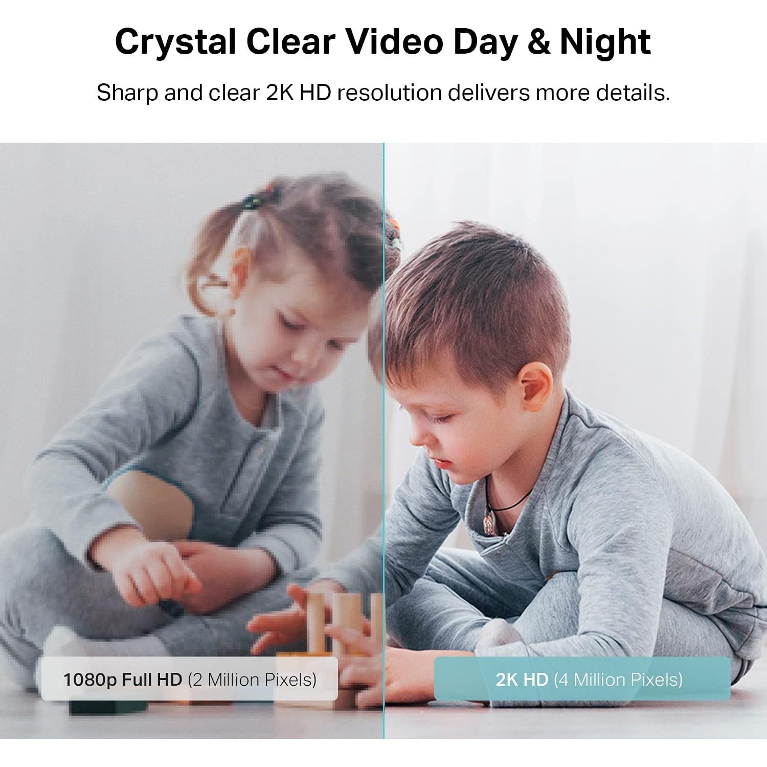 Cámara de Seguridad Kasa 2K QHD Pan/Tilt, Visión Nocturna