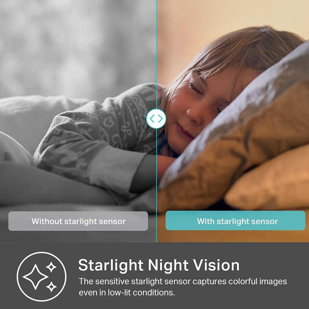 Cámara de Seguridad Kasa 2K QHD Pan/Tilt, Visión Nocturna