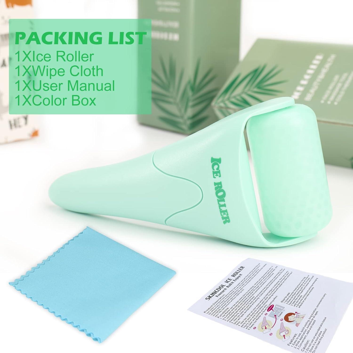 Rodillo de Hielo Facial Wonderwin Verde - Masaje y Cuidado de Piel