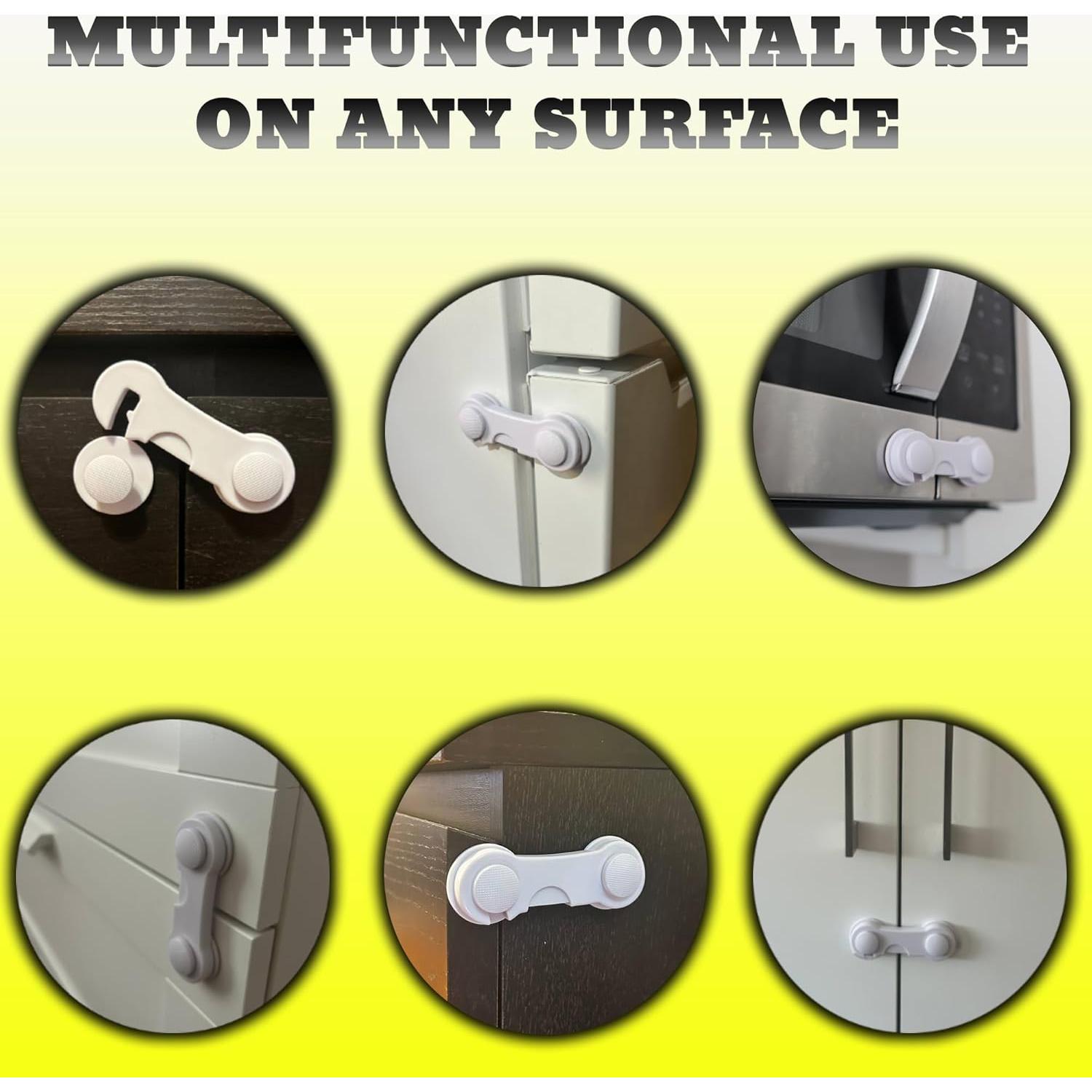 Cerraduras de Seguridad Infantil Best Helpers - 5 Piezas Adhesivas