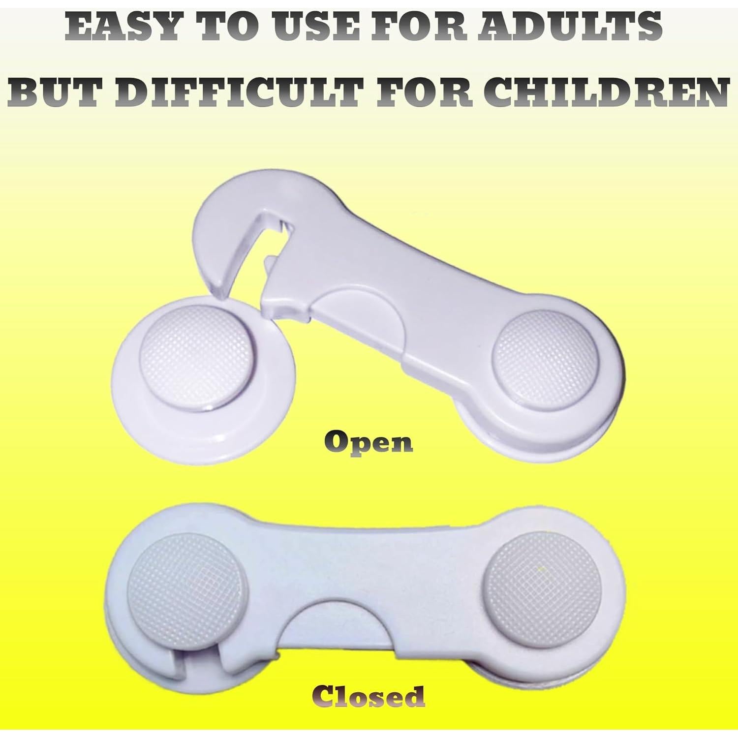 Cerraduras de Seguridad Infantil Best Helpers - 5 Piezas Adhesivas