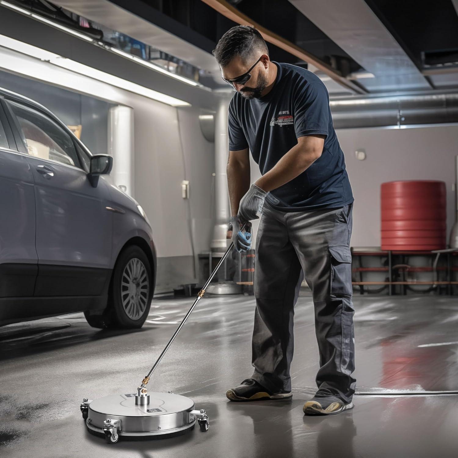 Limpiador de Superficies Yescom 16.5" Acero Inoxidable 4000 PSI