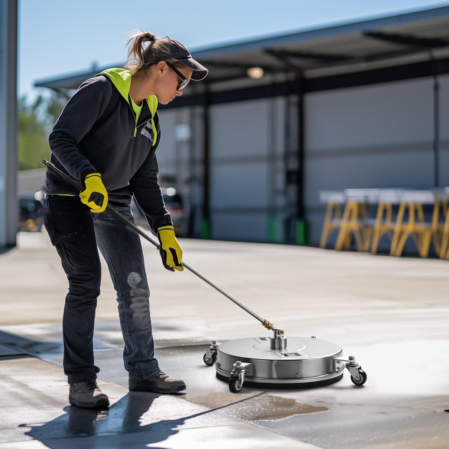 Limpiador de Superficies Yescom 16.5" Acero Inoxidable 4000 PSI