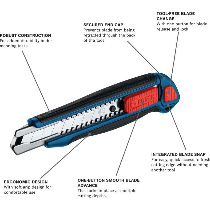 Cortador Utilitario Bosch H11-12100-1 18mm Desmontable