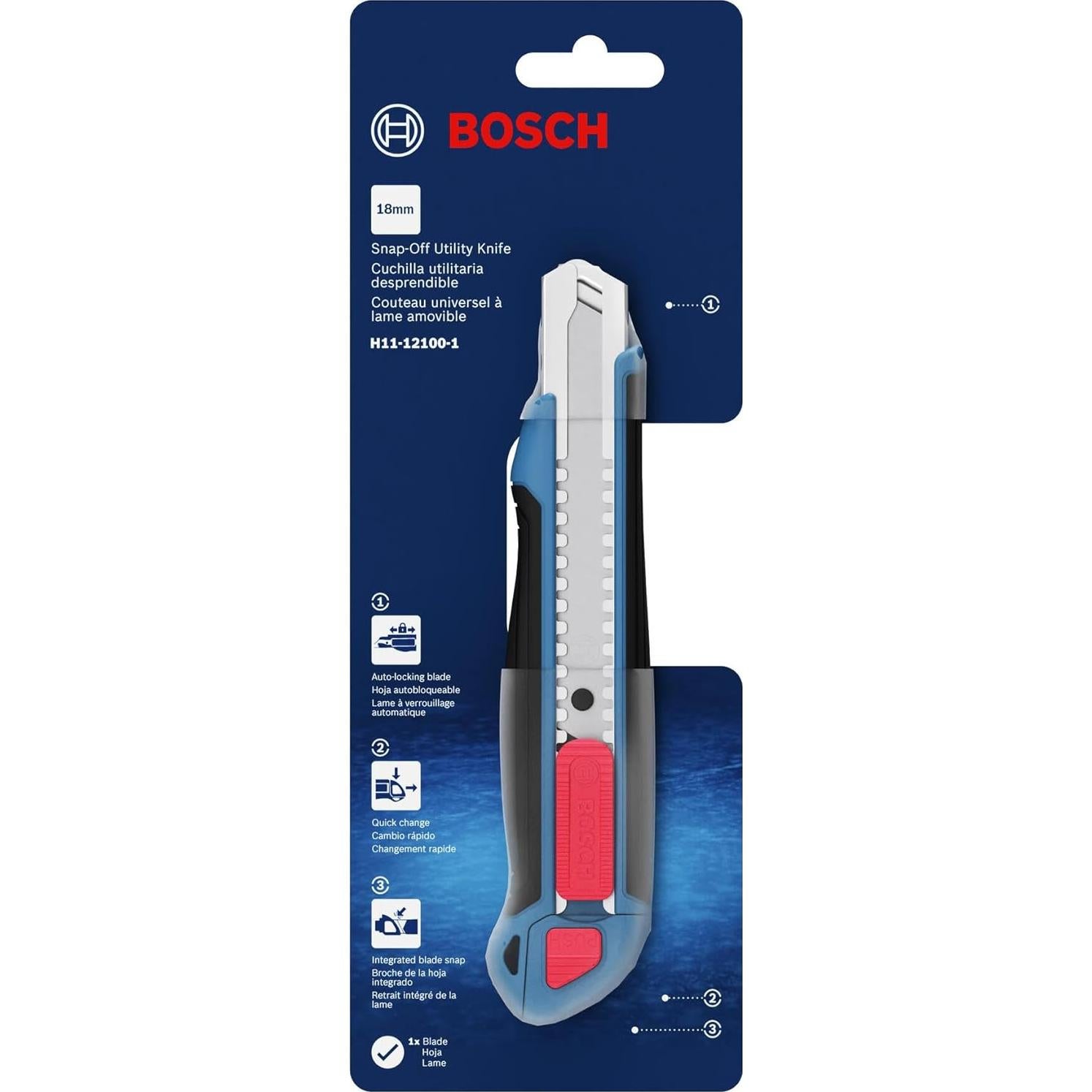 Cortador Utilitario Bosch H11-12100-1 18mm Desmontable