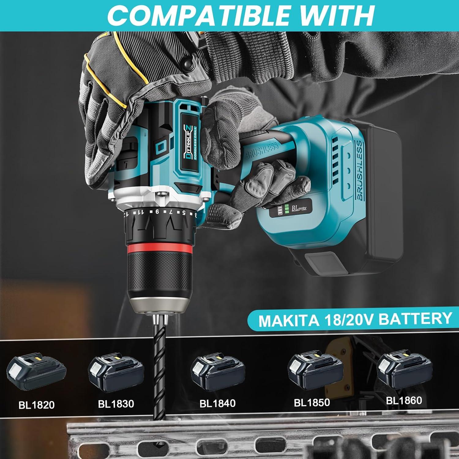 Taladro Inalámbrico DIYtoolifz 18V 440 In-lbs Sin Batería