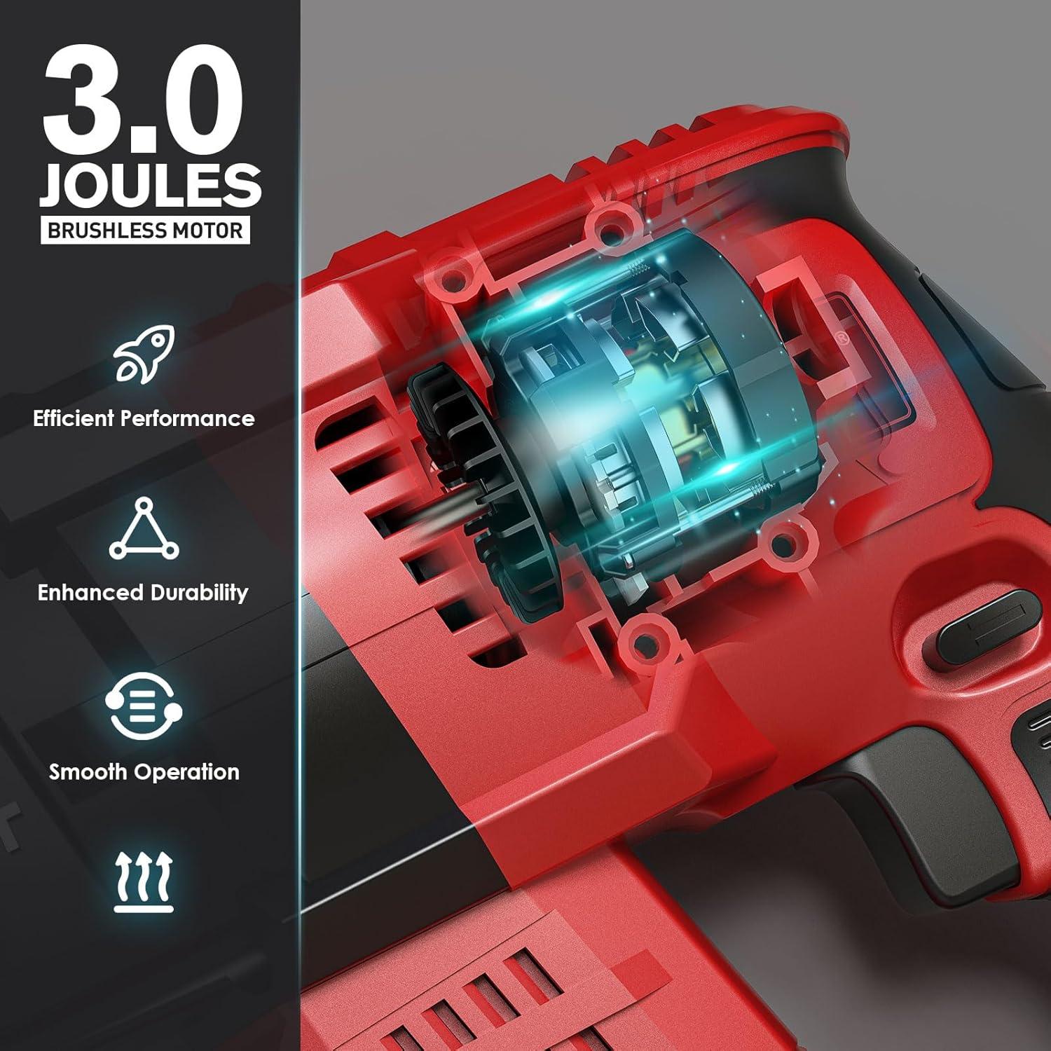 Taladro de Martillo Rotativo Inalámbrico MtiolHig 18V 1500 RPM