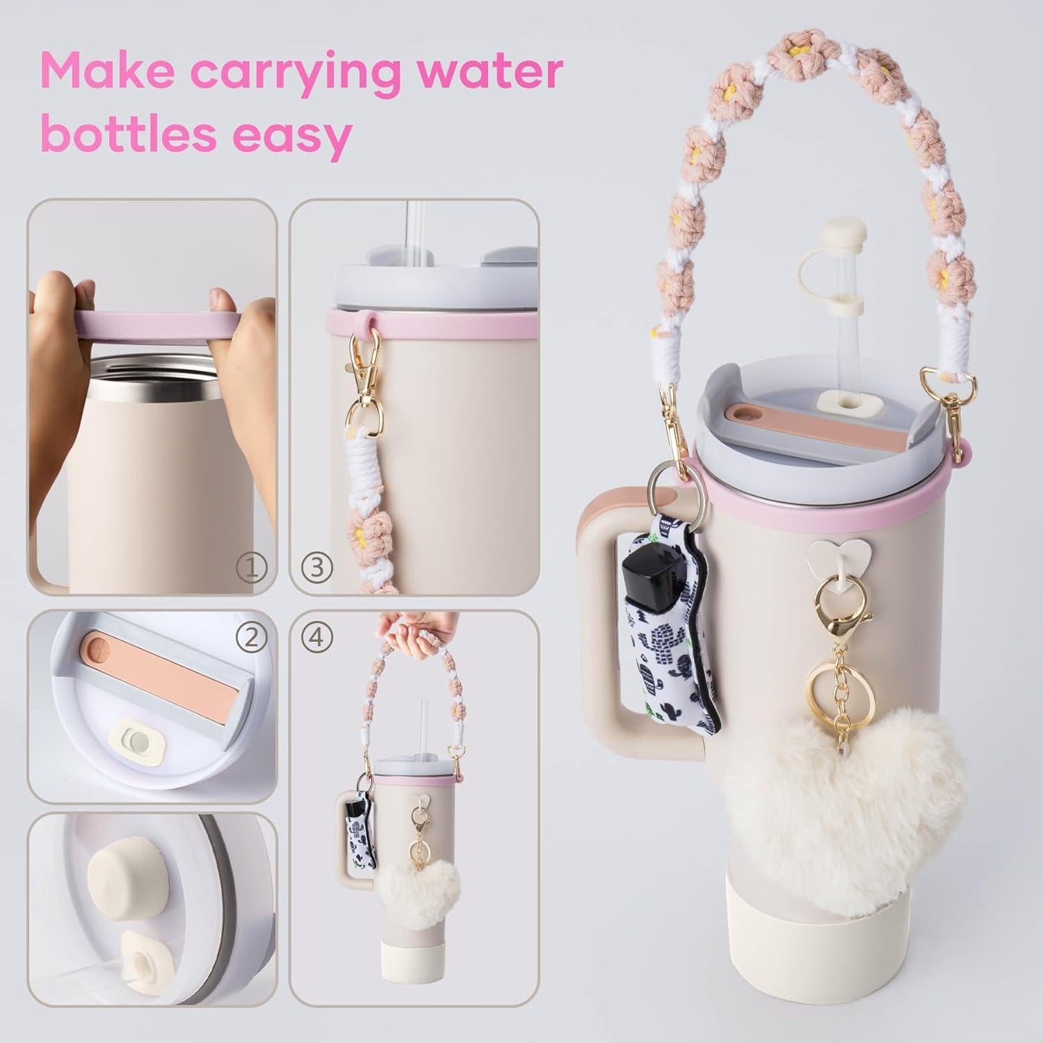 Accesorios para Copa Stanley Bufilea DC008 - Correa, Botín, Soporte Labial