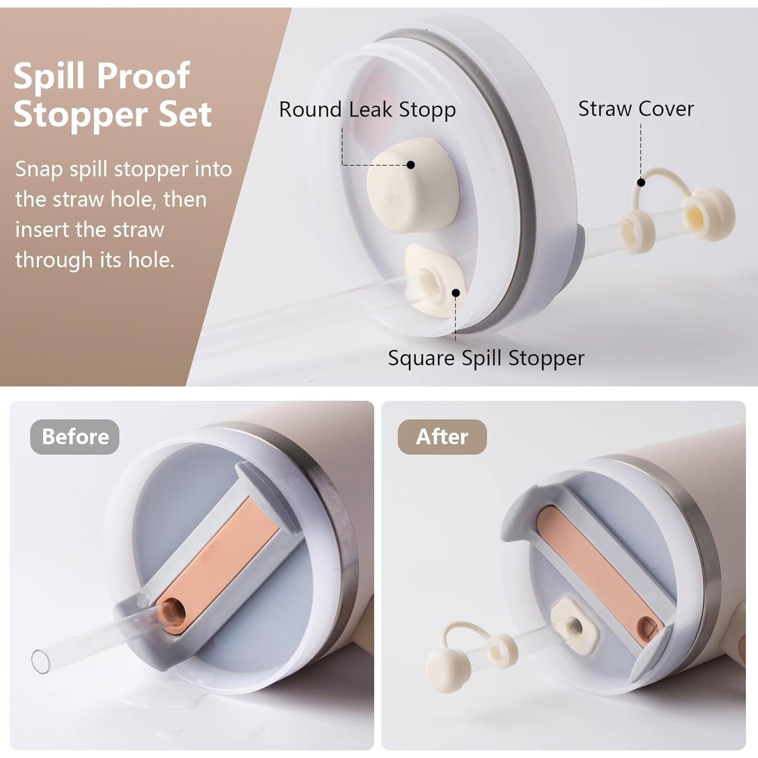 Accesorios para Copa Stanley Bufilea DC008 - Correa, Botín, Soporte Labial