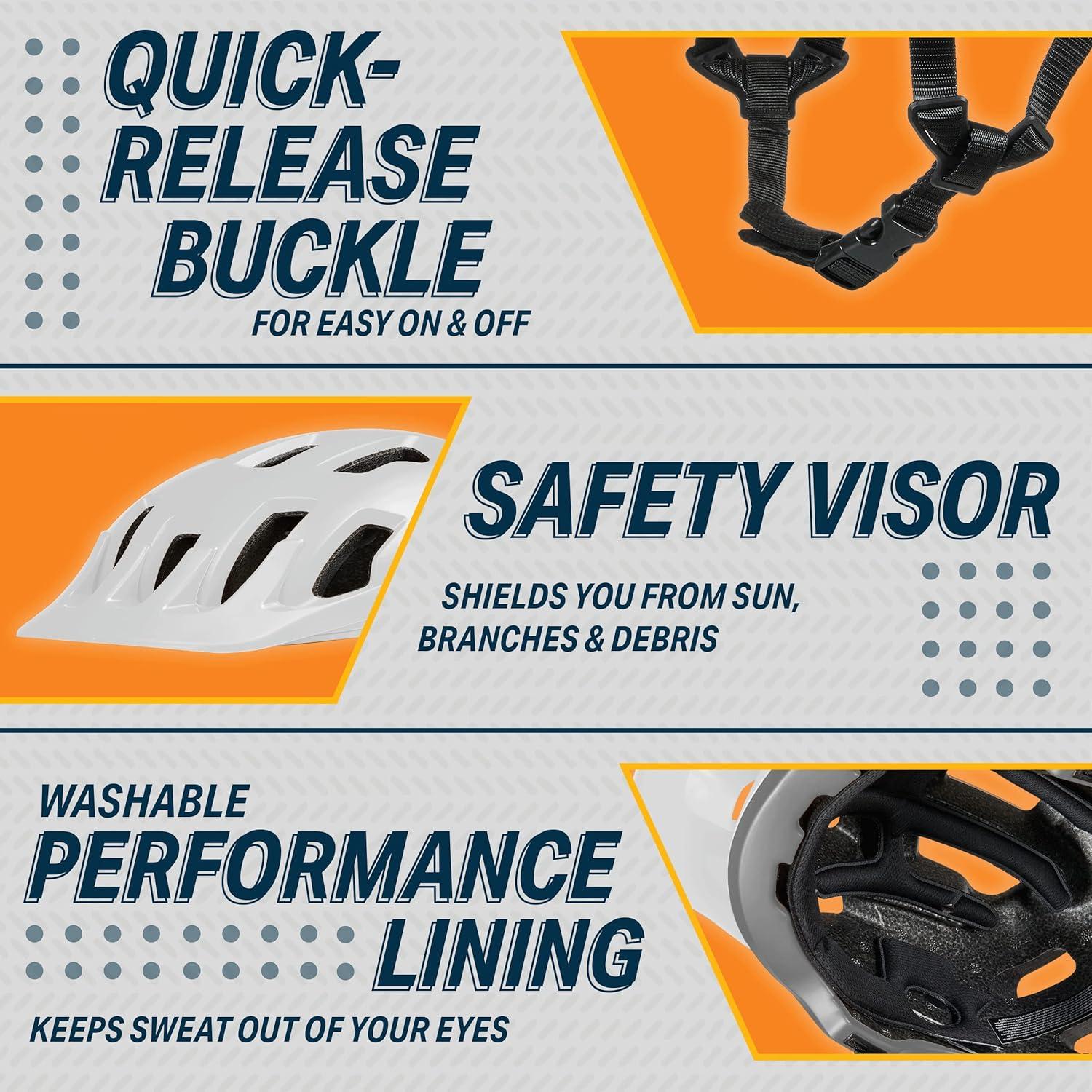 Casco de Bicicleta Bikeroo Adulto Aqua MTB Carretera 56-62 cm