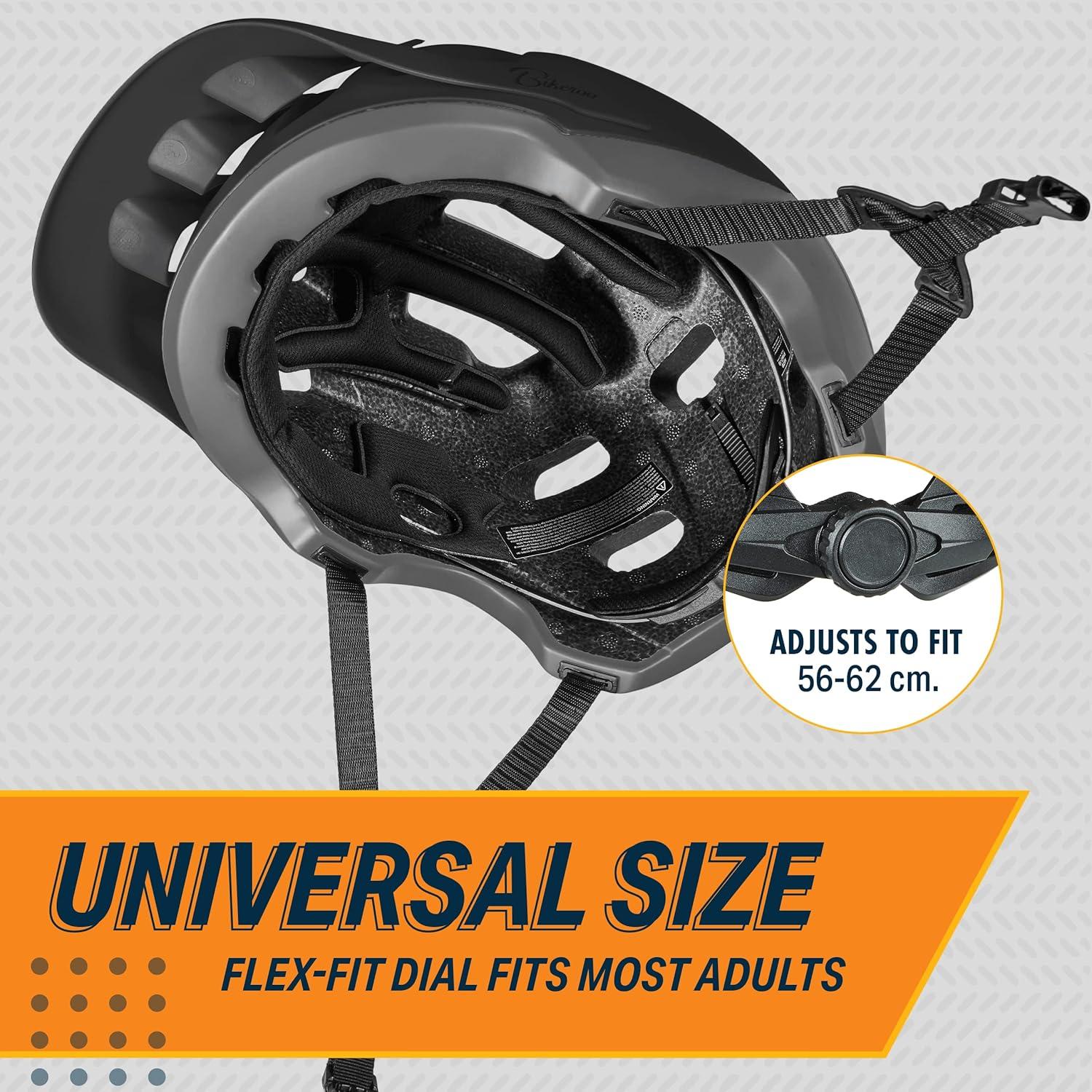 Casco de Bicicleta Bikeroo Adulto Aqua MTB Carretera 56-62 cm