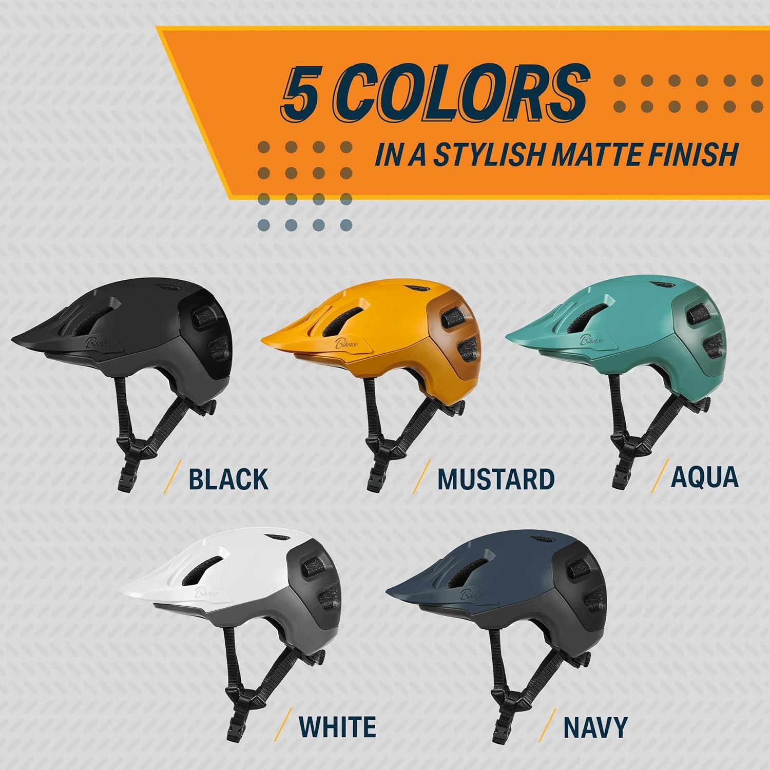 Casco de Bicicleta Bikeroo Adulto Aqua MTB Carretera 56-62 cm