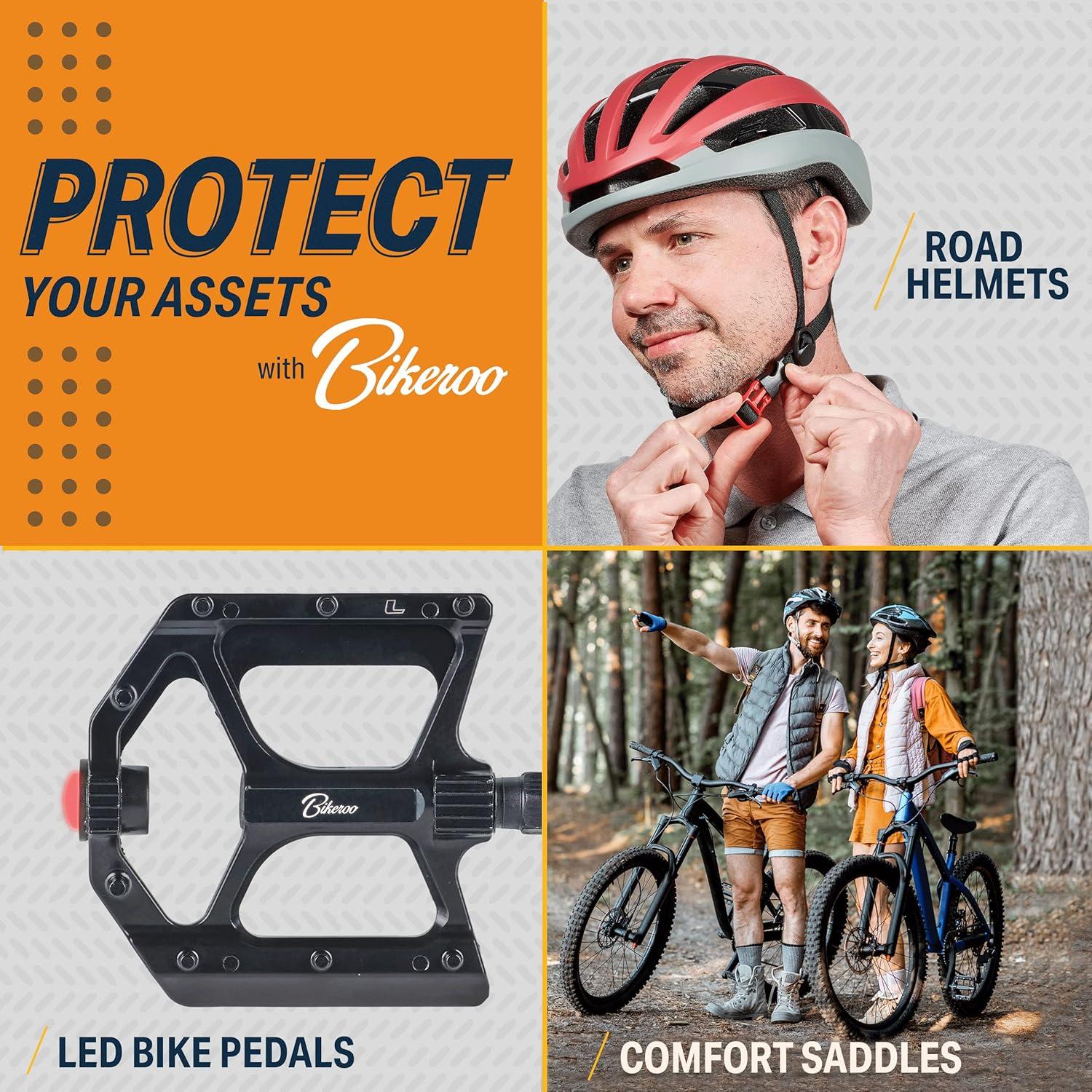 Casco de Bicicleta Bikeroo Adulto Aqua MTB Carretera 56-62 cm