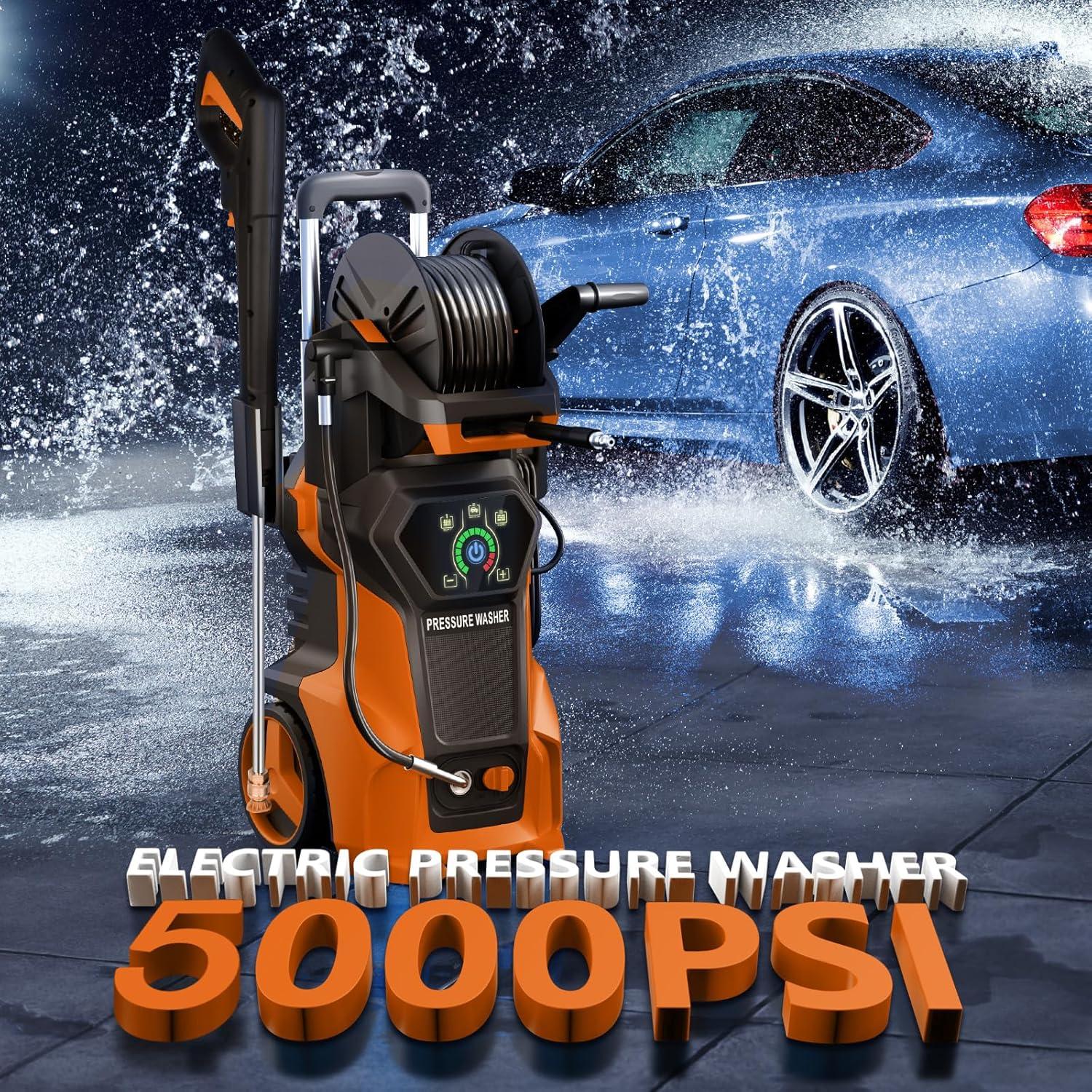 Limpiadora a Presión Eléctrica SKONYON 5000 PSI 2000W 6M