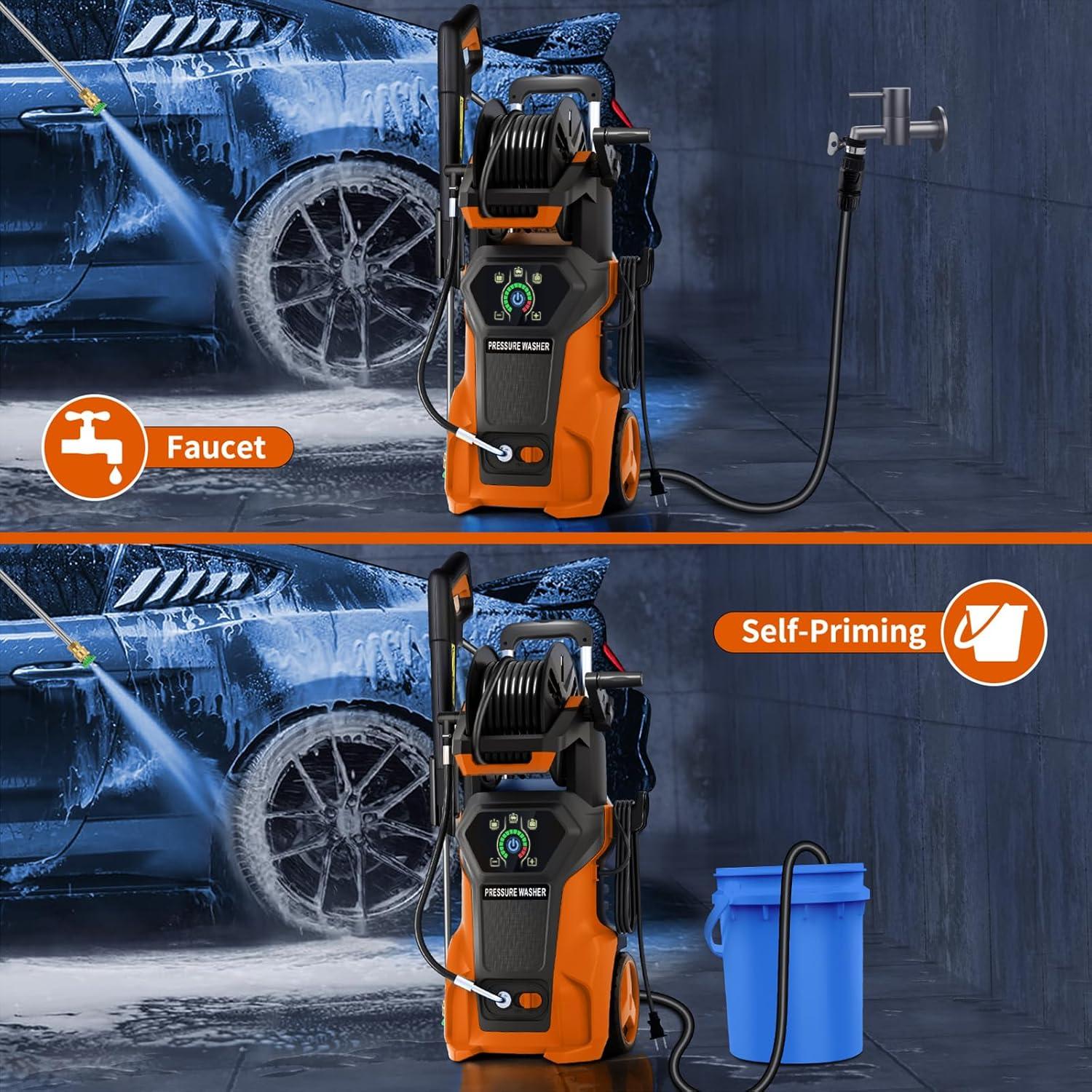 Limpiadora a Presión Eléctrica SKONYON 5000 PSI 2000W 6M