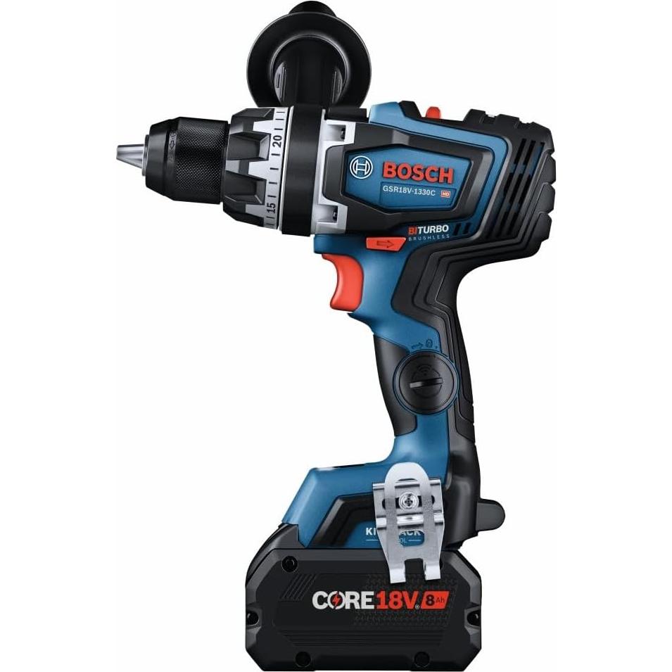 Taladro Atornillador Bosch GSR18V-1330C 18V 1/2" con Batería 8 Ah