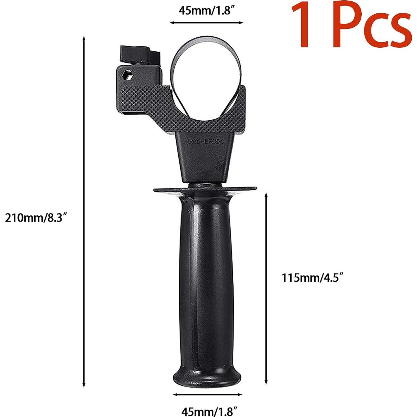1Pcs Black Plastic Electric Hammers Handle Auxiliary Side Front Handle for Bosch Gbh2-20/22/24, Power Tools Accessories (Bosch-20/22/24)