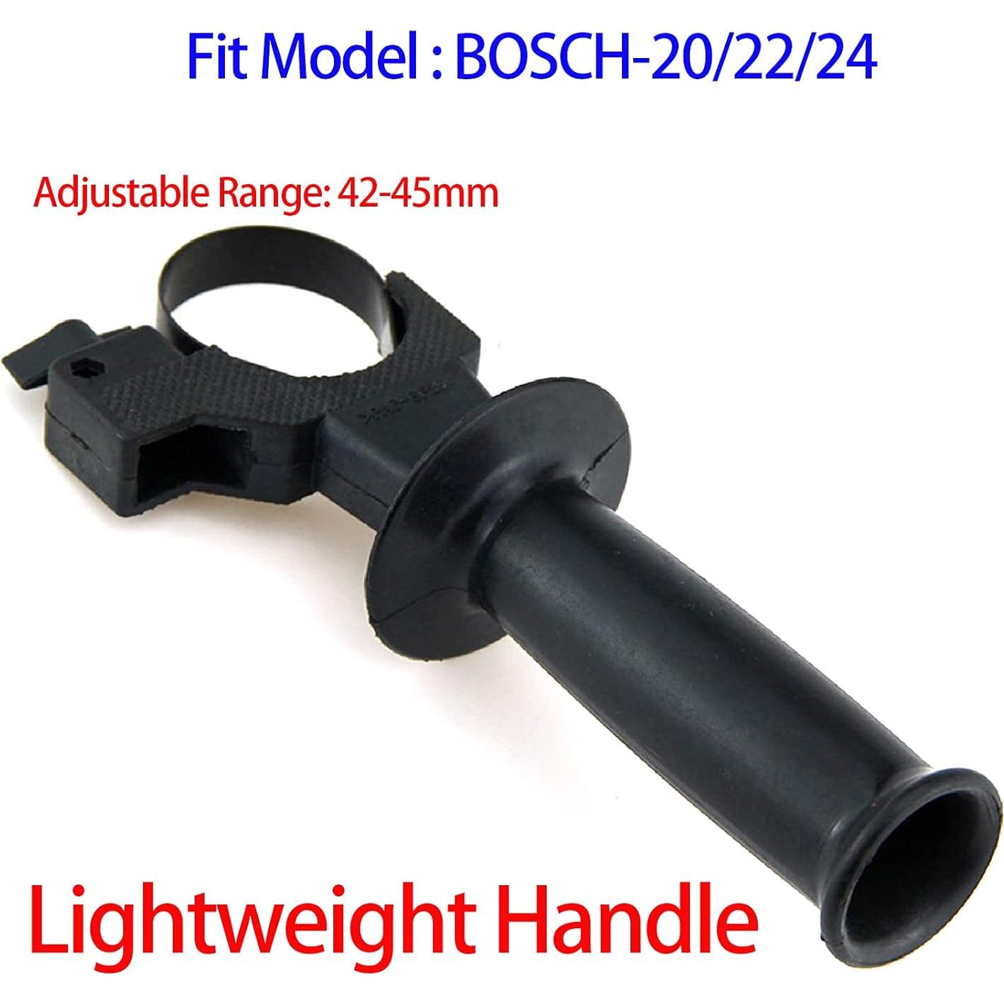 1Pcs Black Plastic Electric Hammers Handle Auxiliary Side Front Handle for Bosch Gbh2-20/22/24, Power Tools Accessories (Bosch-20/22/24)
