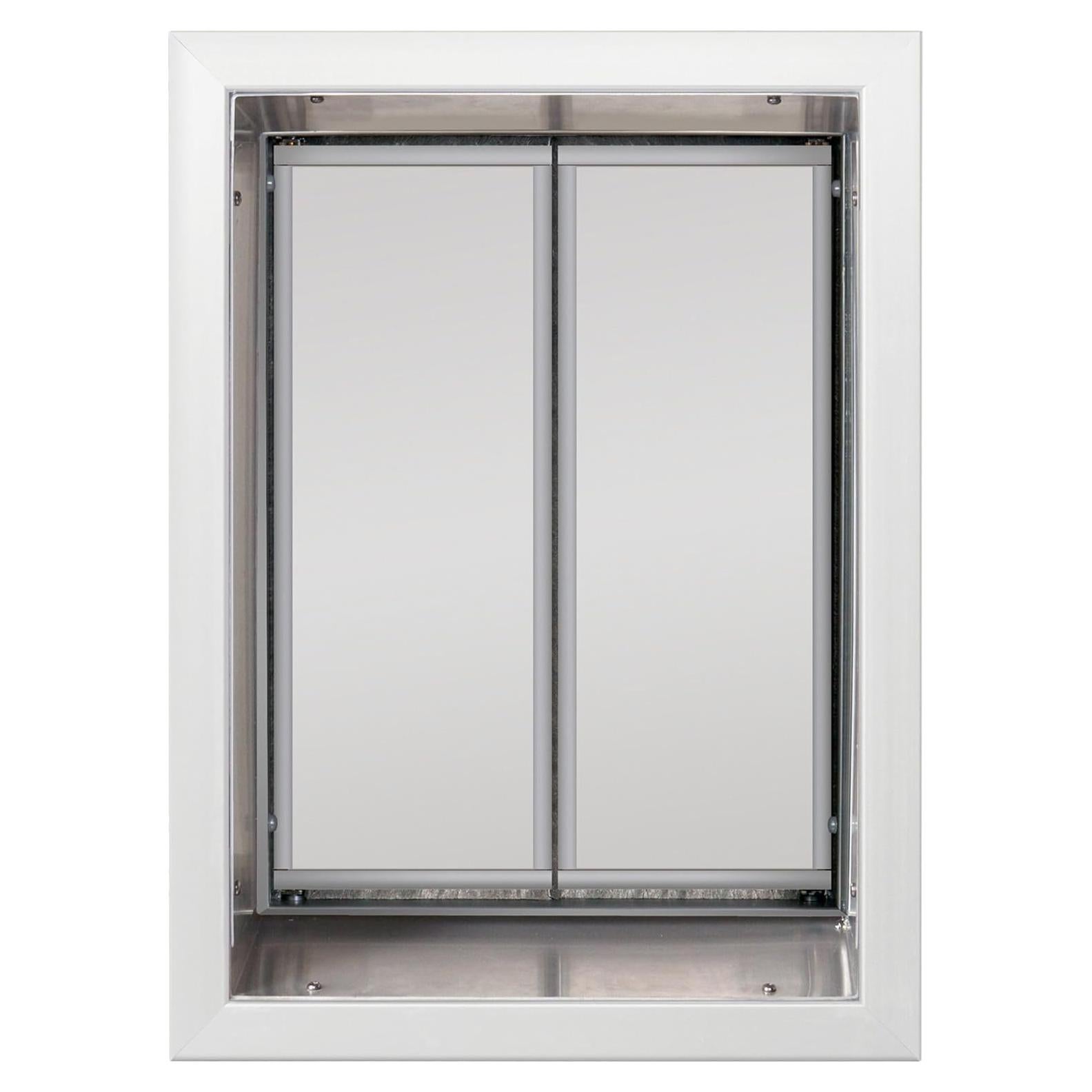 Puerta para Mascotas Plexidor XL - Montaje en Pared Blanca