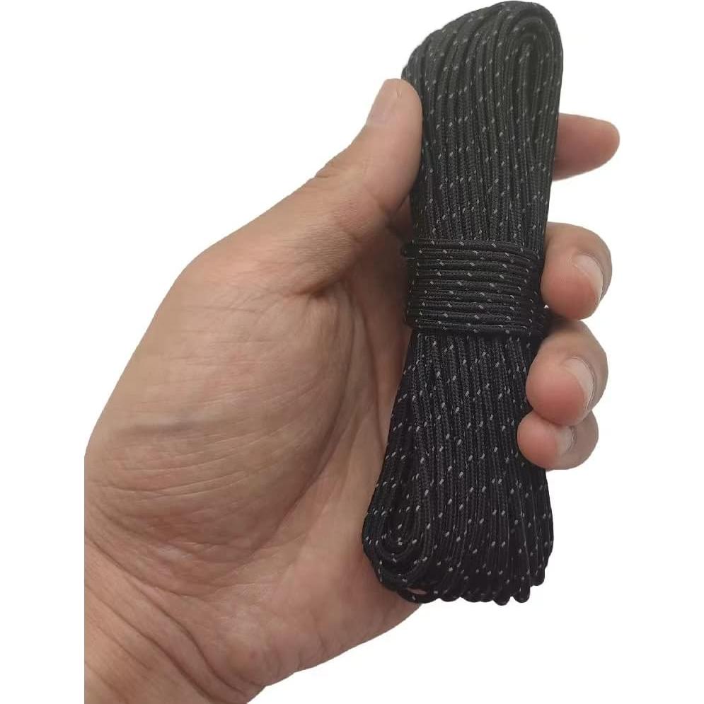 Cuerda de Paracord Reflectante Legnowit 2mm 19.81m Camping