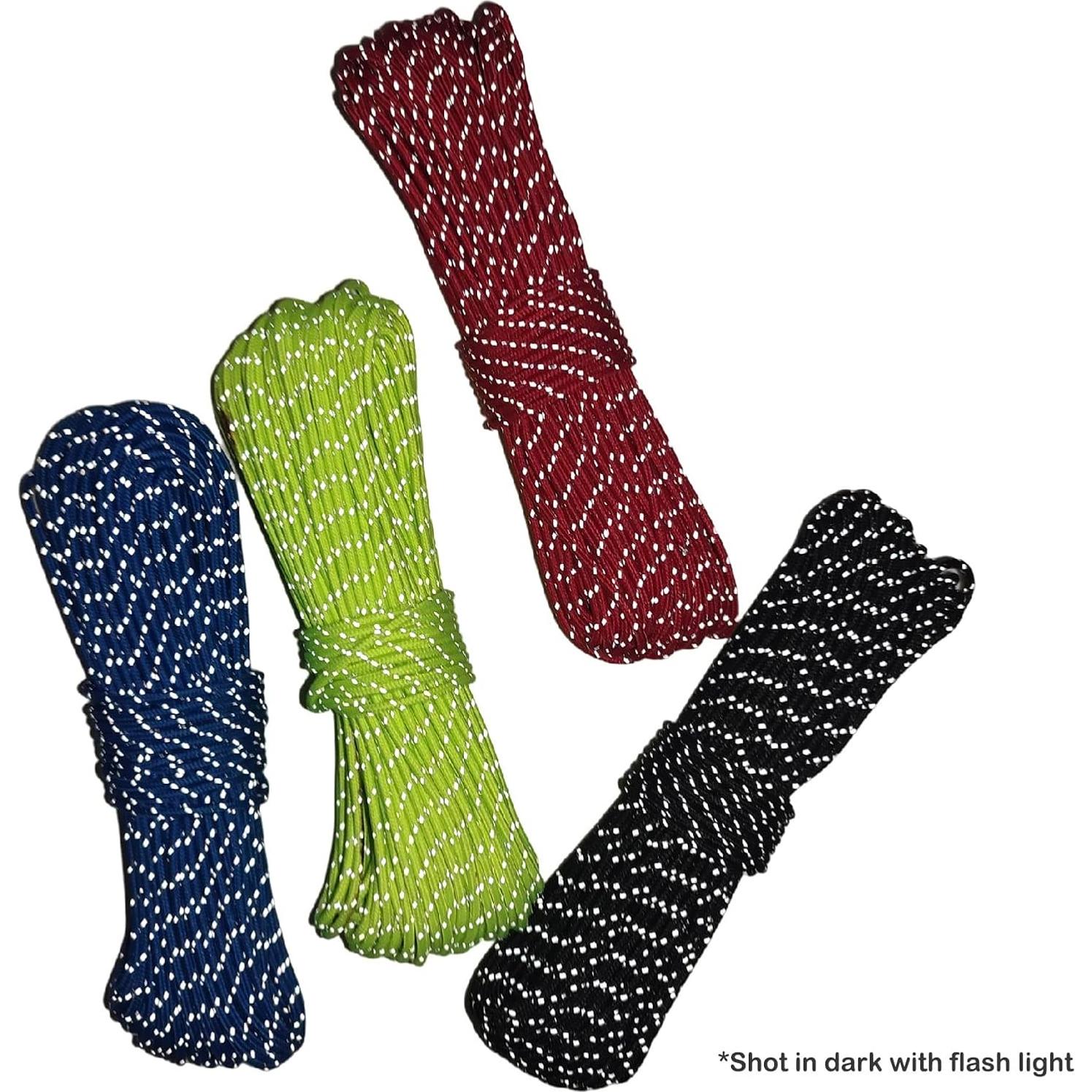 Cuerda de Paracord Reflectante Legnowit 2mm 19.81m Camping