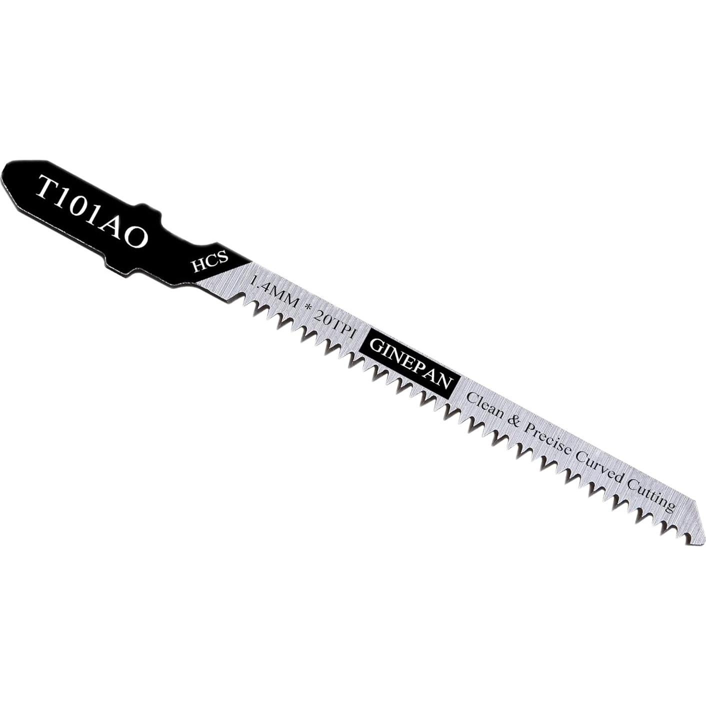 Cuchillas de sierra de calar T Shank GINEPAN T101AO 20PCS