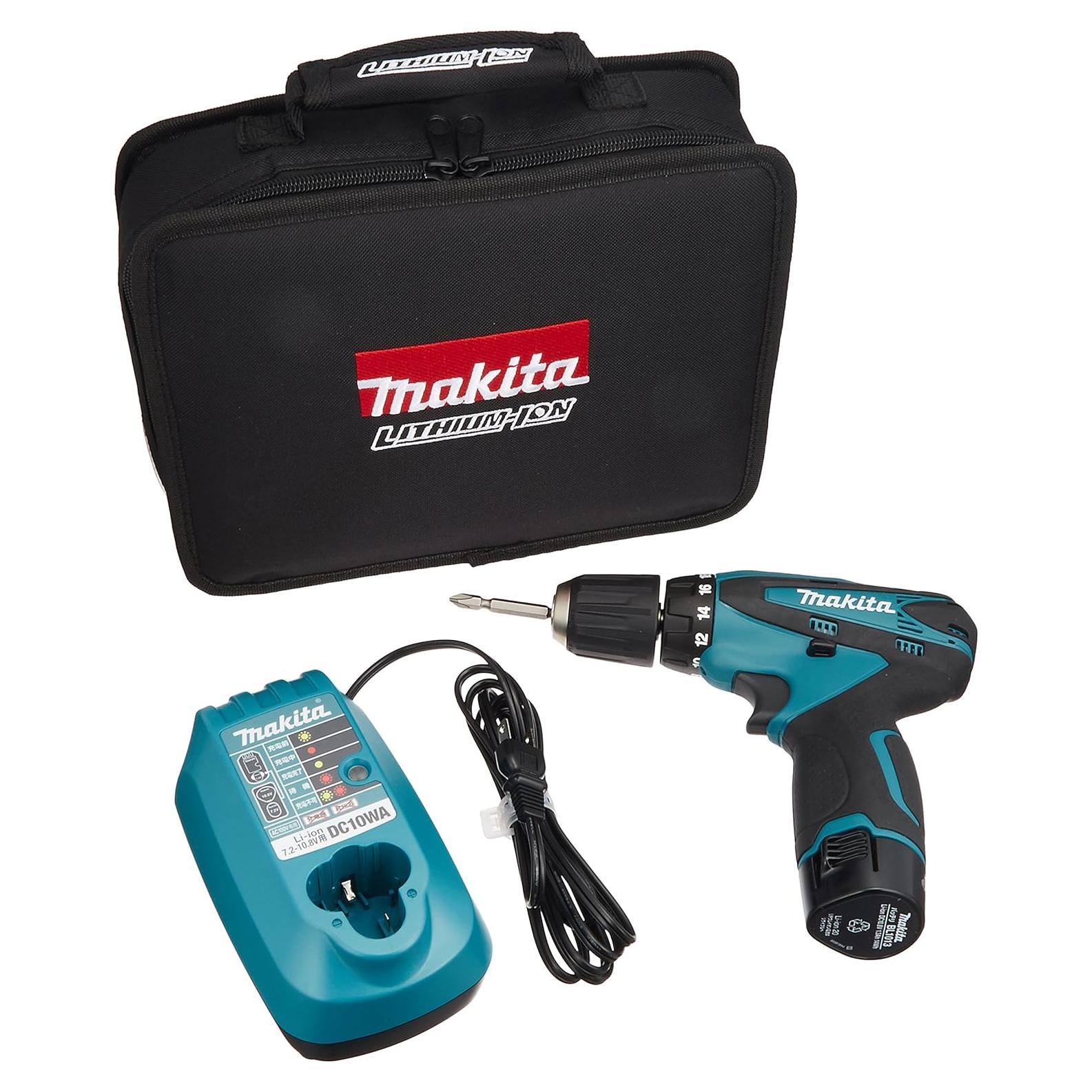 Taladro Atornillador Recargable Makita DF330DWSP 10.8V con Luz LED