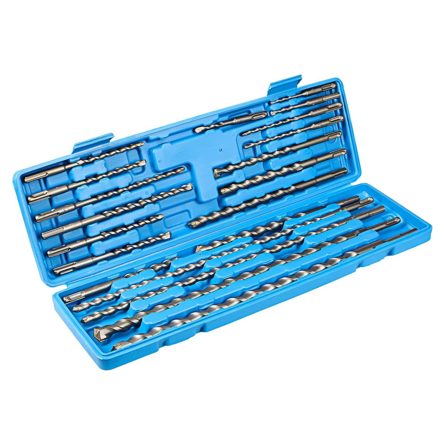 Juego de 20 Brocas y Cinceles YOSIGHT SDS-Plus para Hormigón