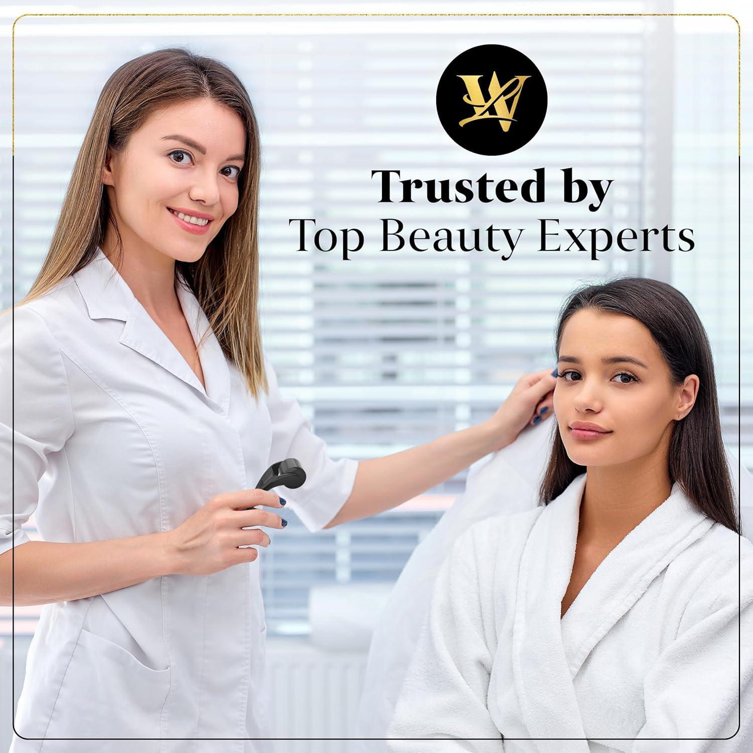 Rodillo Derma Microneedling Titanio Lexi White 540 Agujas