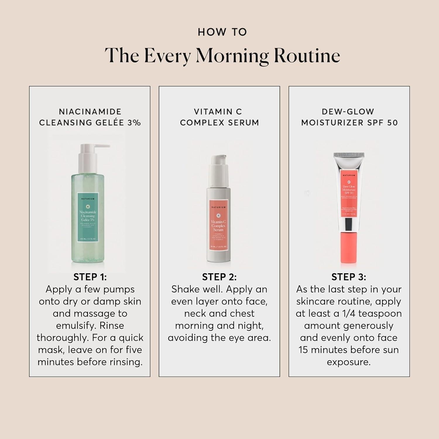 Suero Facial Antienvejecimiento Naturium 28.35 g Vitamina C