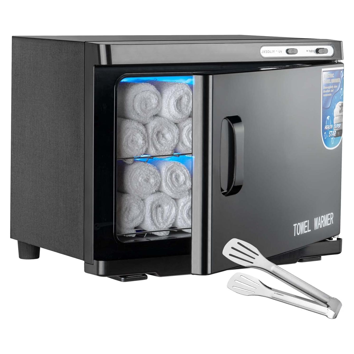 Armario Calentador de Toallas JXSDLIY 23L con Luz LED - Negro