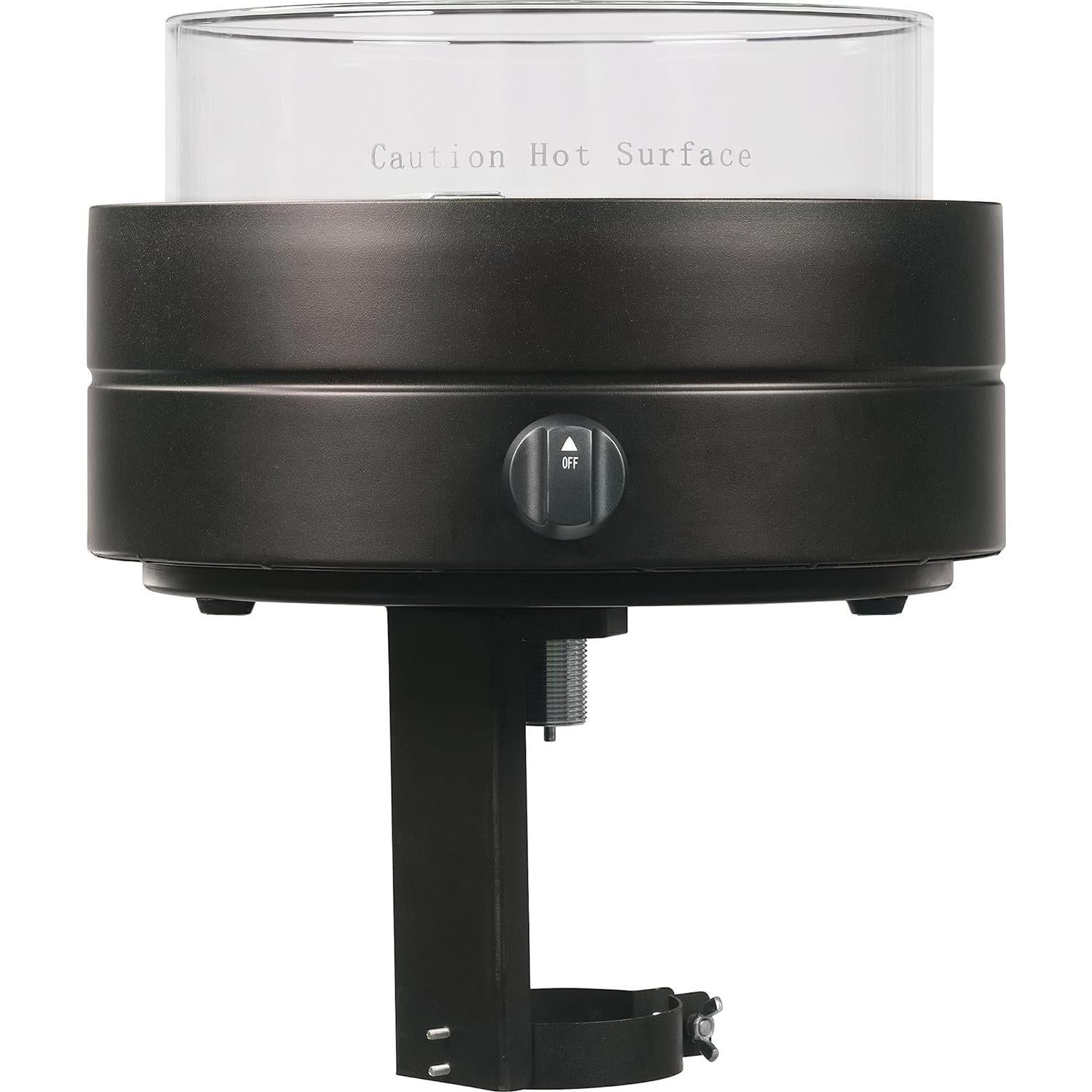 Mesa de Fuego Redonda Amazon Basics 35,56 cm 9000 BTU