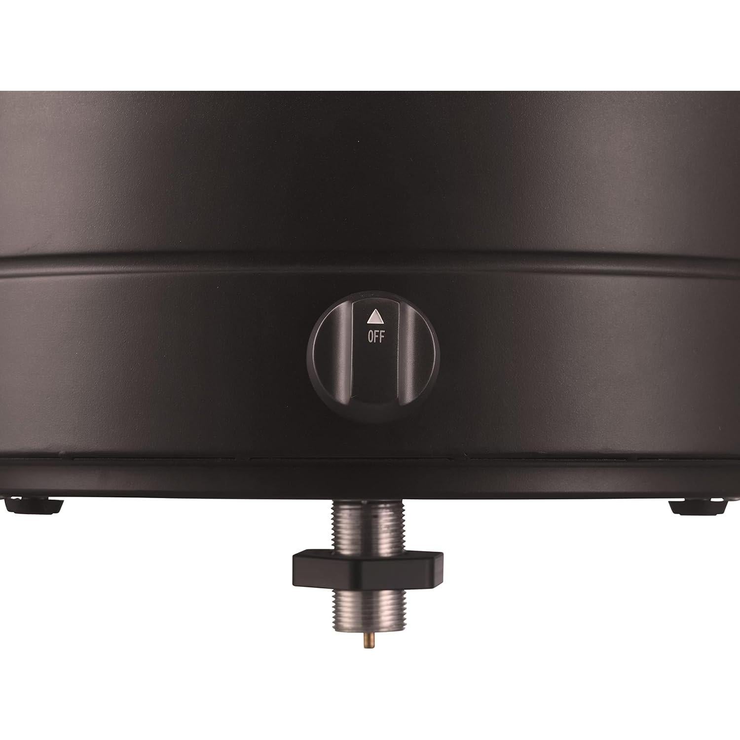 Mesa de Fuego Redonda Amazon Basics 35,56 cm 9000 BTU