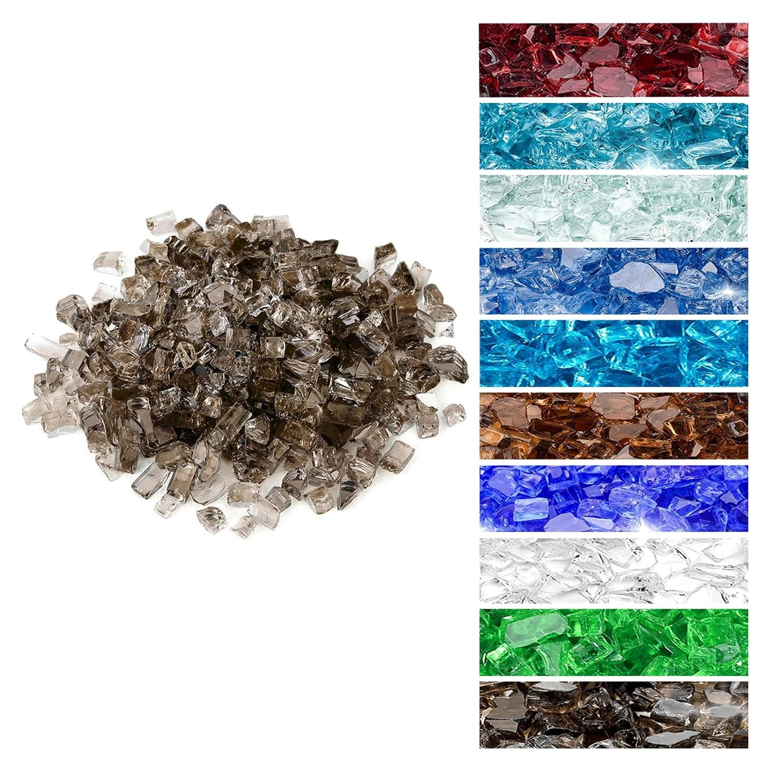 Vidrio para Fuego Onlyfire 4,54 kg Bronce 0,64 cm para Hoguera