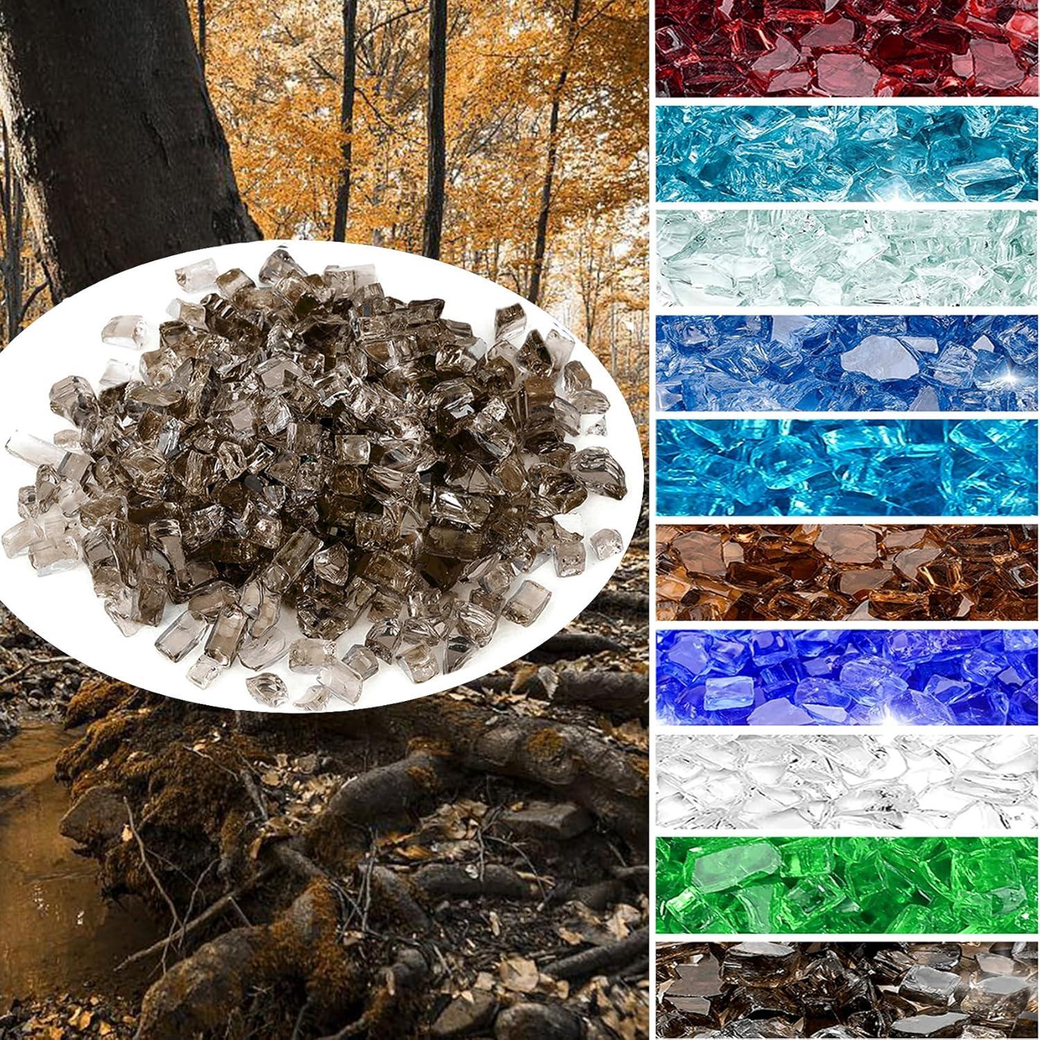 Vidrio para Fuego Onlyfire 4,54 kg Bronce 0,64 cm para Hoguera