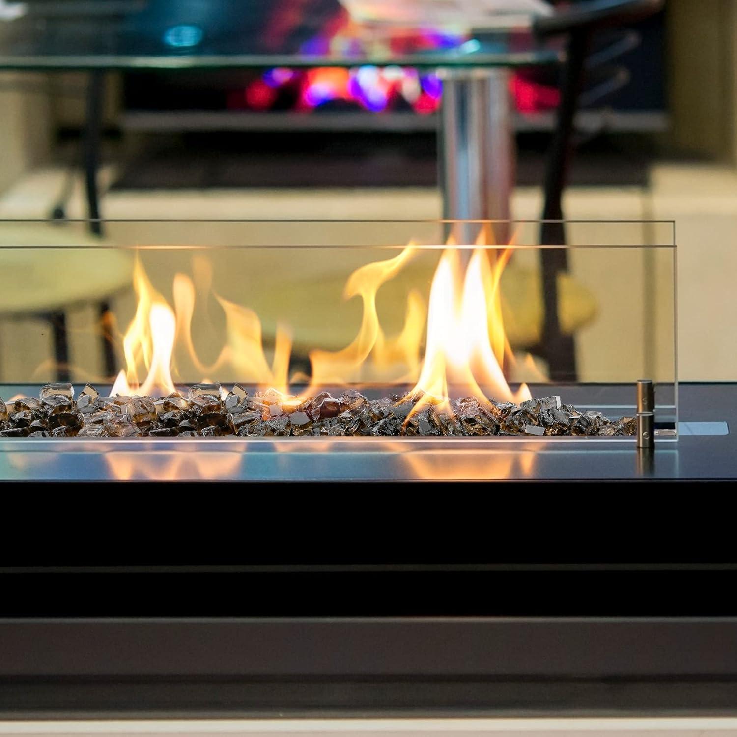 Vidrio para Fuego Onlyfire 4,54 kg Bronce 0,64 cm para Hoguera