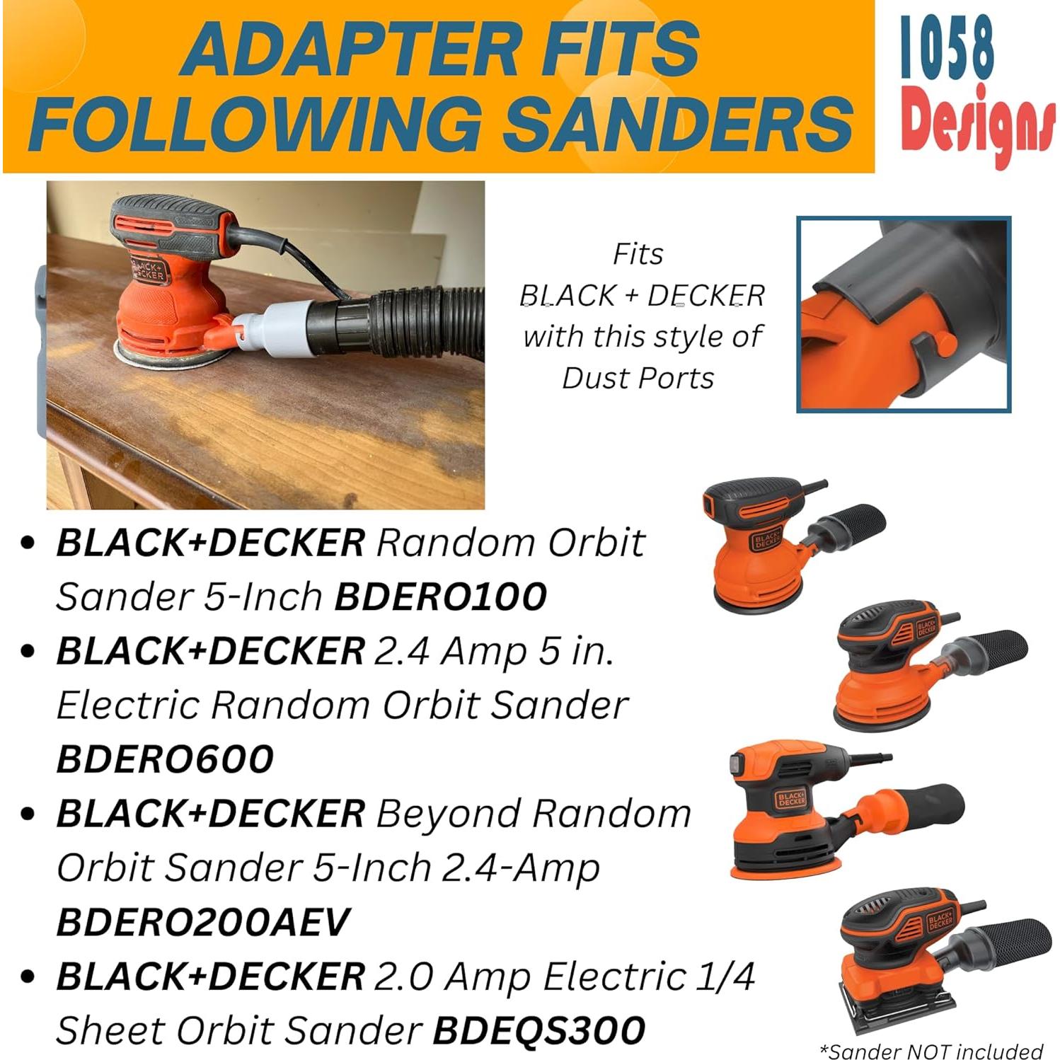 Adaptador de Manguera de Aspiradora 1058 Designs BDR14-G-IN1