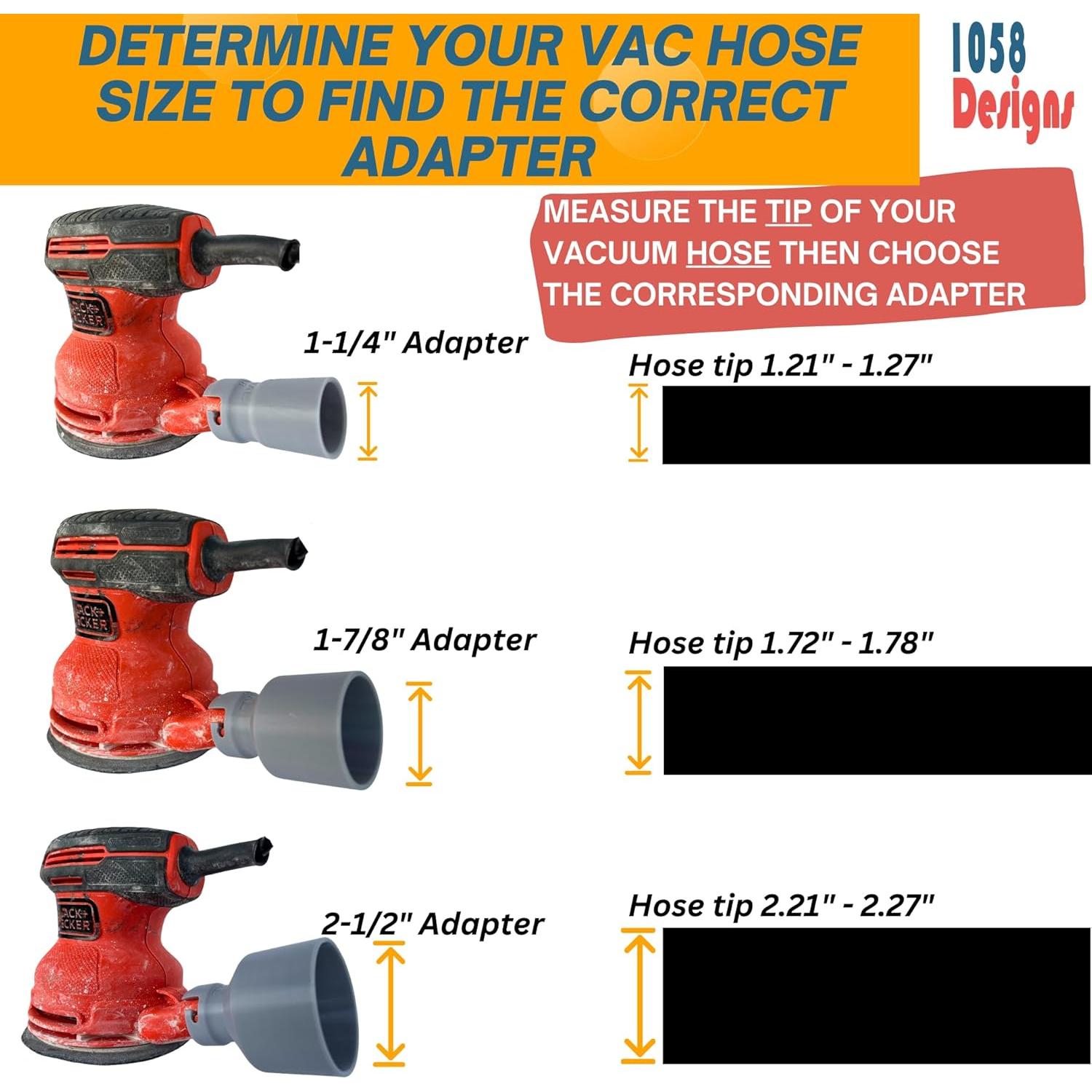 Adaptador de Manguera de Aspiradora 1058 Designs BDR14-G-IN1