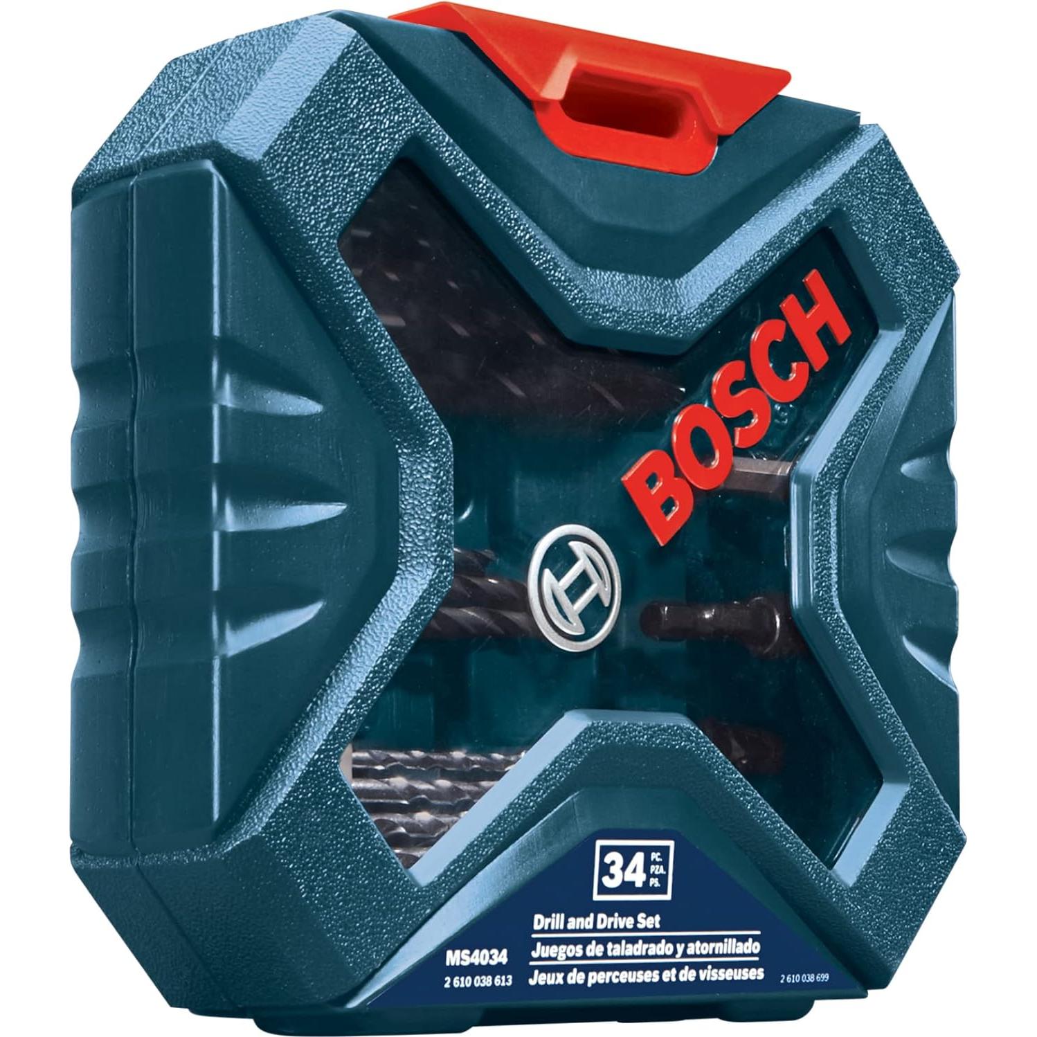 Juego de Brocas y Atornilladores Bosch MS4034 - 34 Piezas