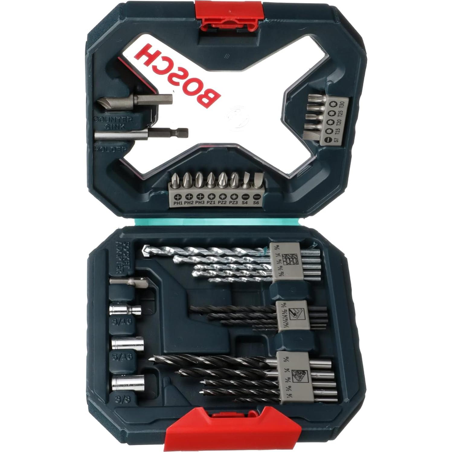 Juego de Brocas y Atornilladores Bosch MS4034 - 34 Piezas