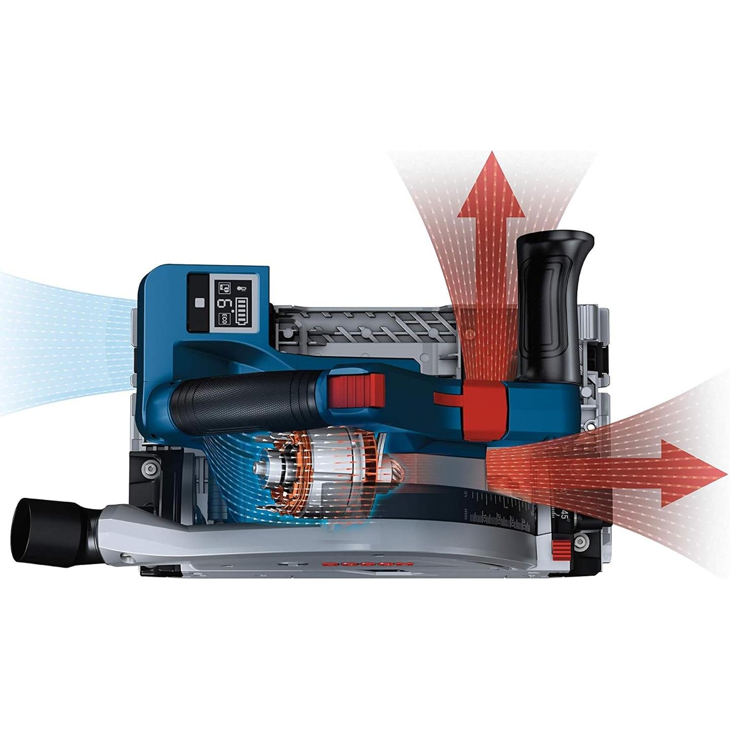 Sierra de Carril Inalámbrica Bosch GKT18V-20GCL14 5-1/2"