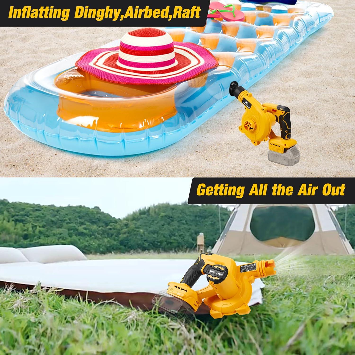 Soplador de Hojas Inalámbrico SUMYOUNG 20V Max 290 km/h 2 en 1