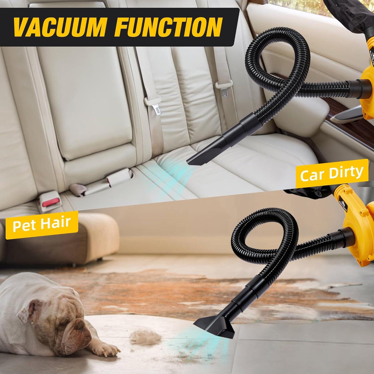 Soplador de Hojas Inalámbrico SUMYOUNG 20V Max 290 km/h 2 en 1