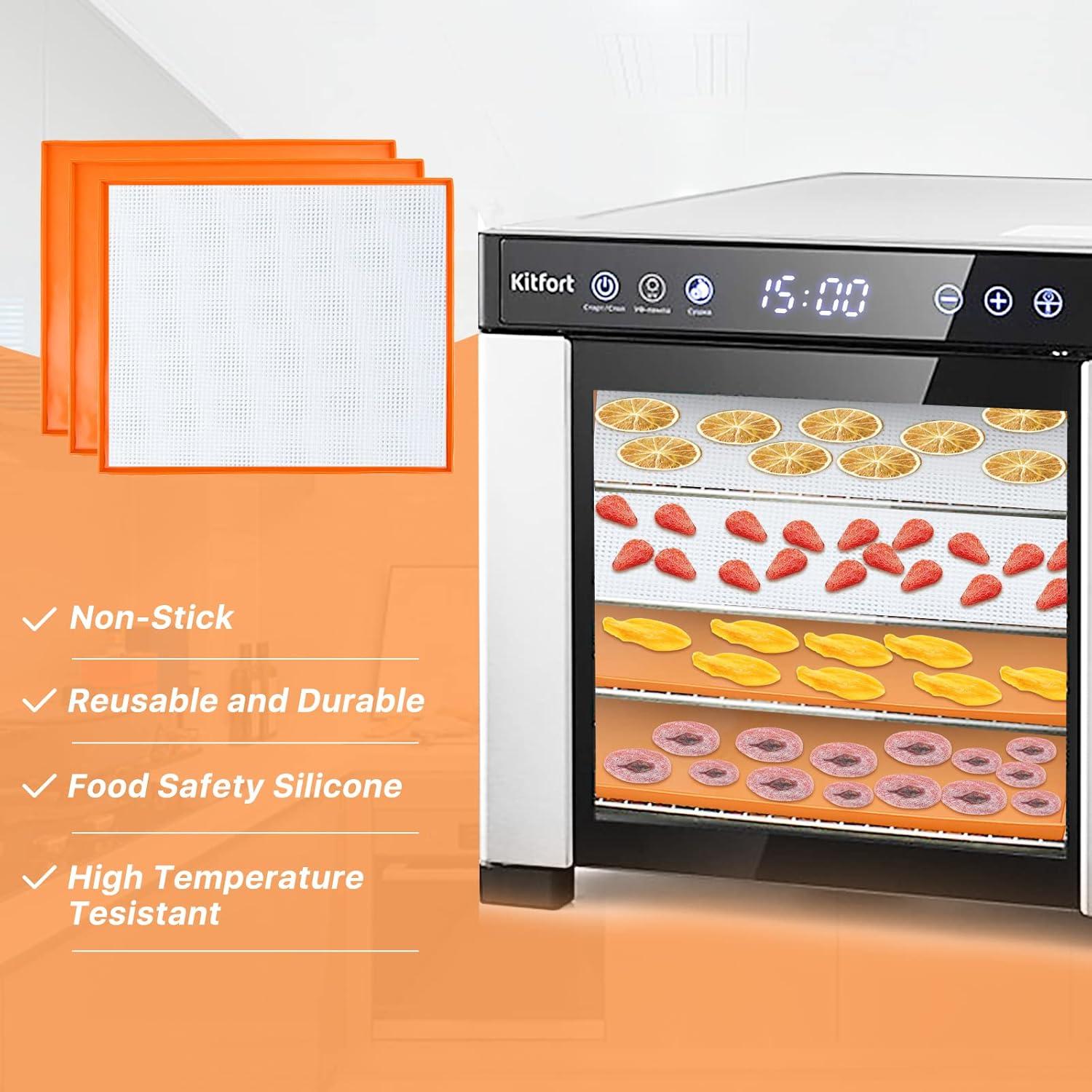 Juego de 6 Sábanas de Deshidratador Aemygo Antiadherentes