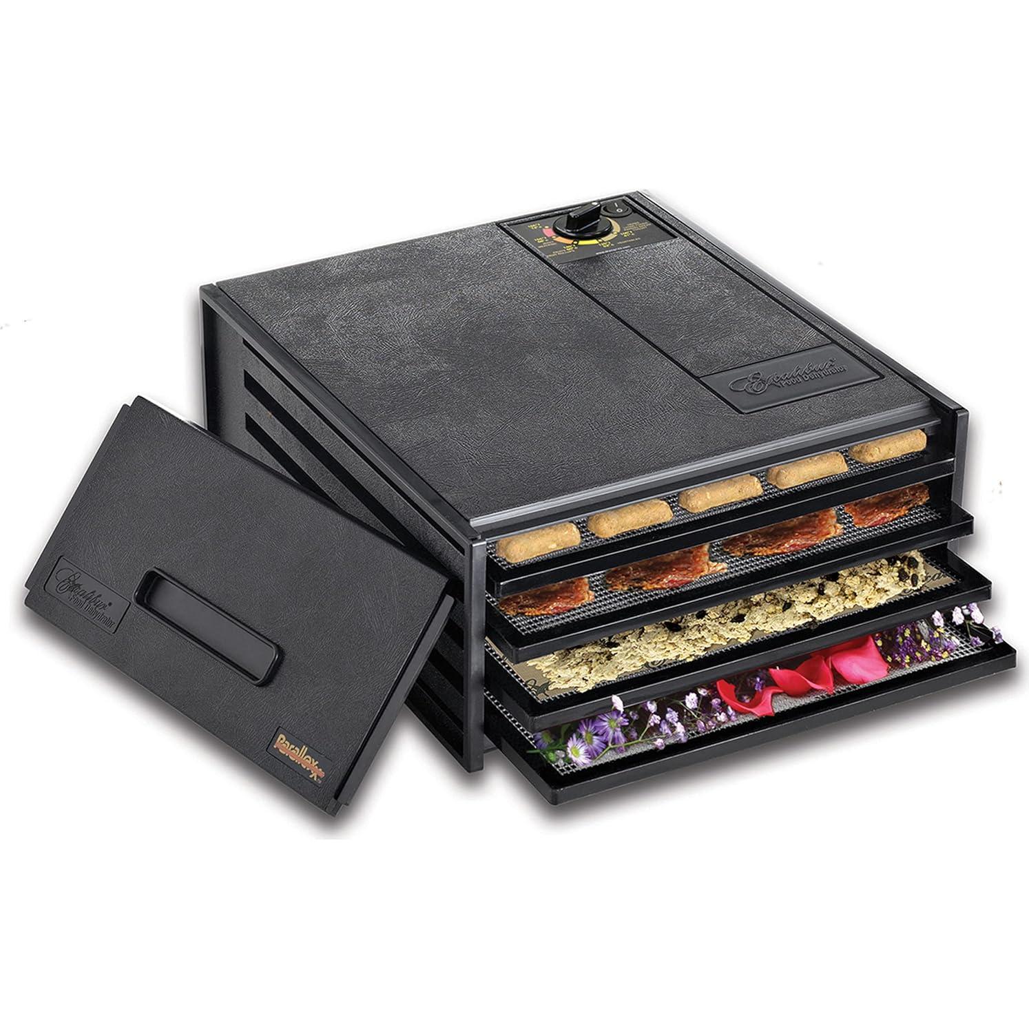 Deshidratadora de Alimentos Excalibur 4 Bandejas 250W Negro