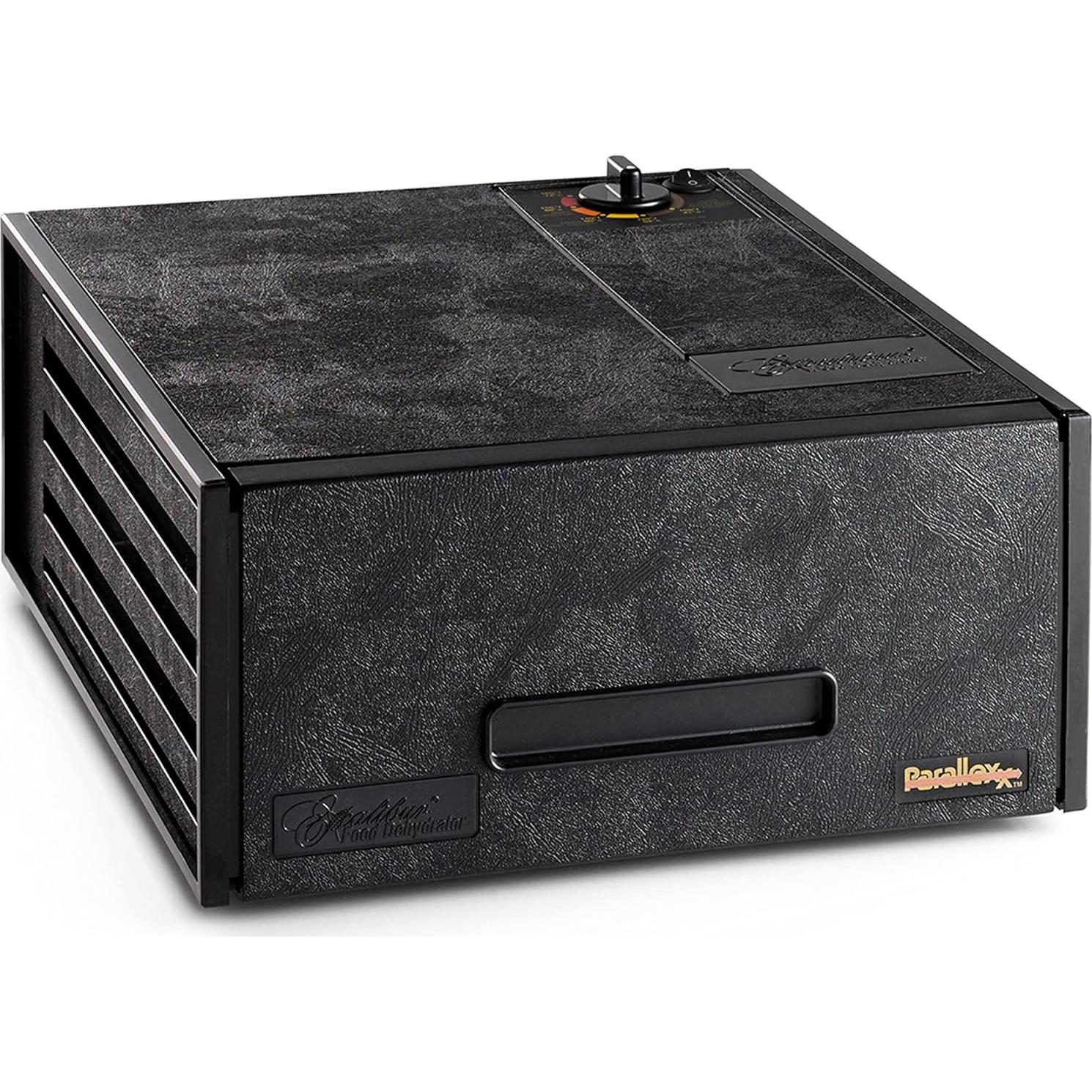 Deshidratadora de Alimentos Excalibur 4 Bandejas 250W Negro
