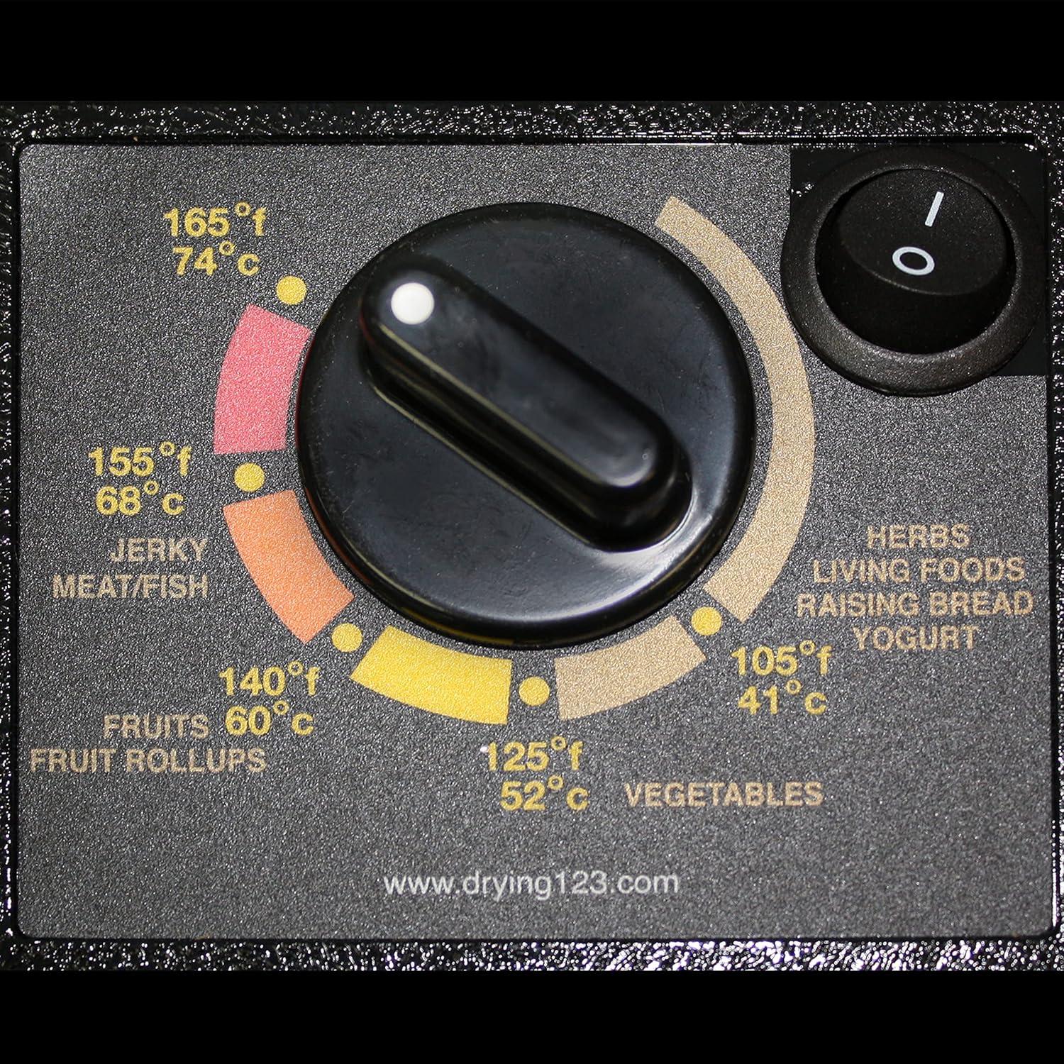 Deshidratadora de Alimentos Excalibur 4 Bandejas 250W Negro